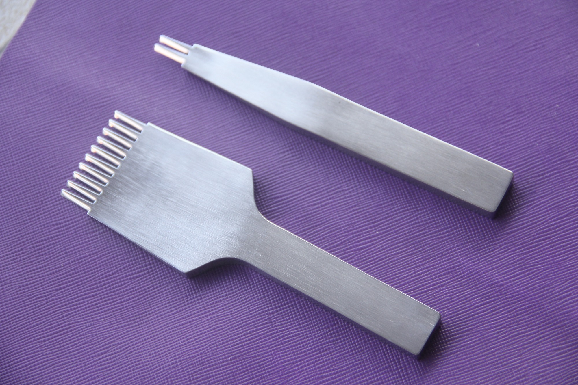 KL French style straight handle pricking iron