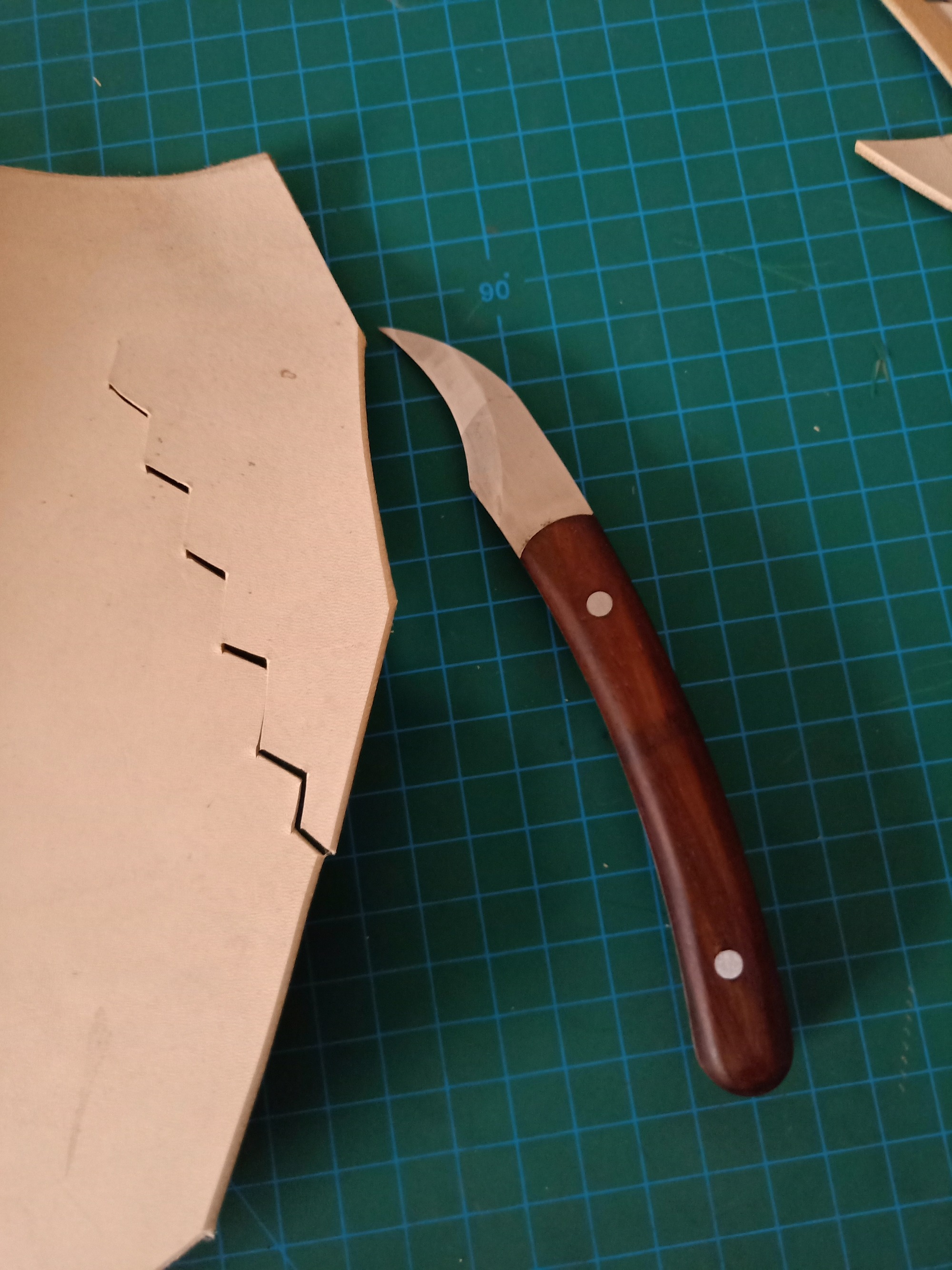 KL full-tang hollow-out hook knife
