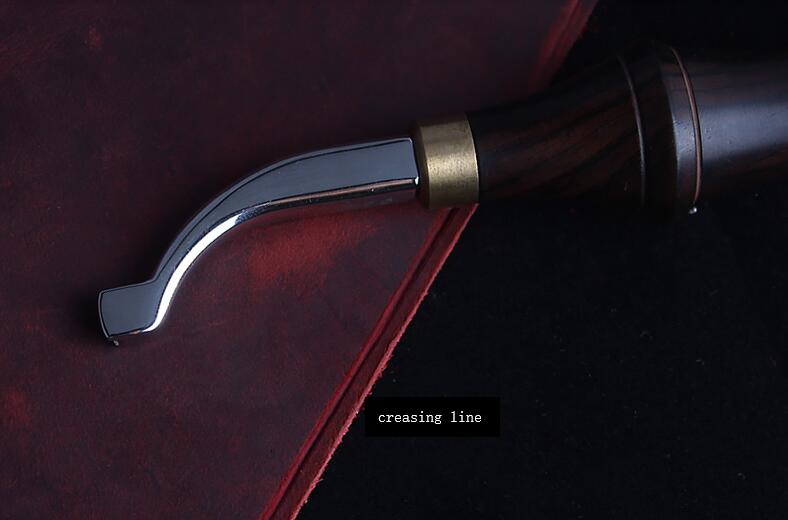 KL ebony handle creaser