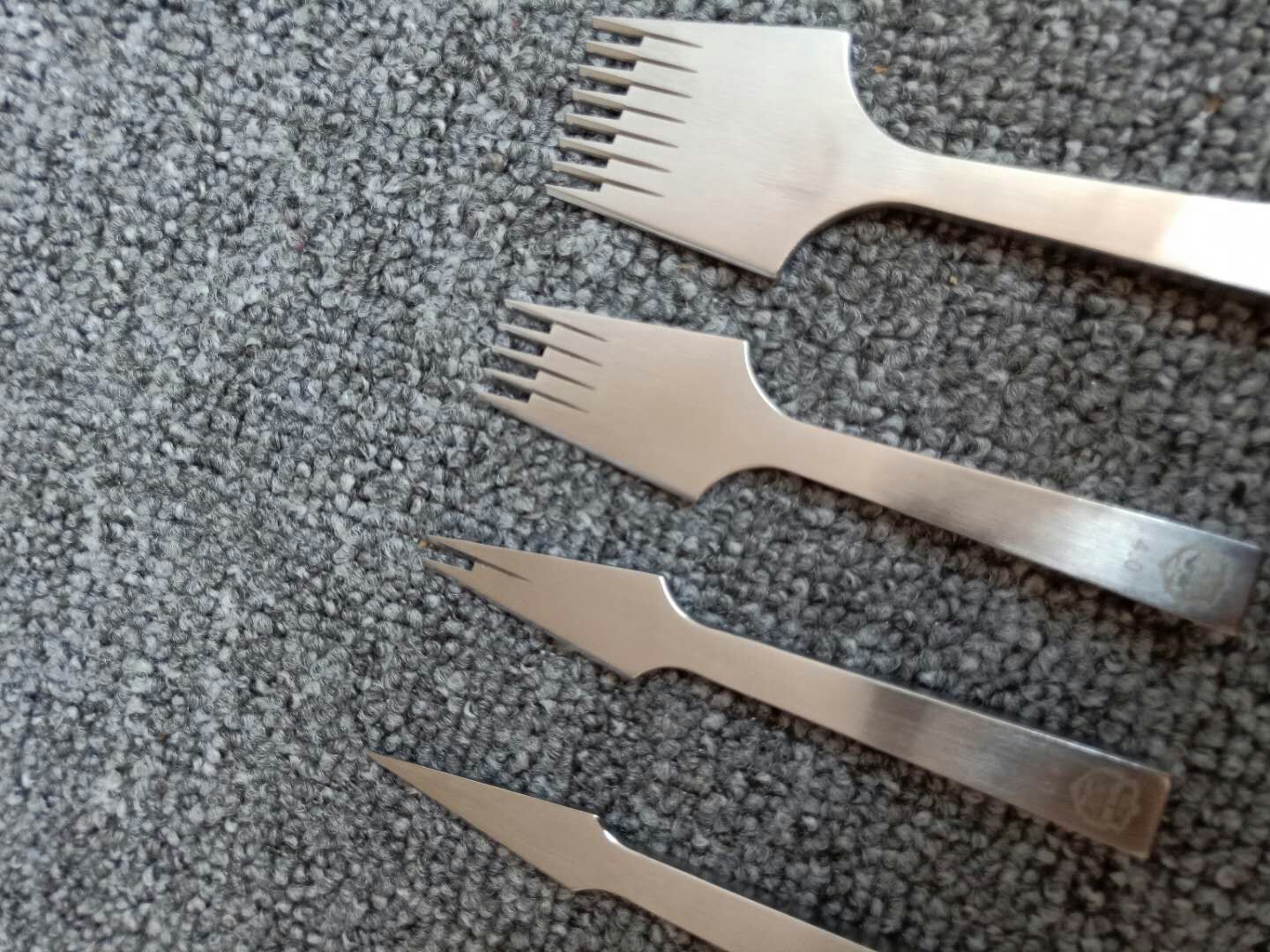 KL Straight Handle Pricking Iron (French Style)