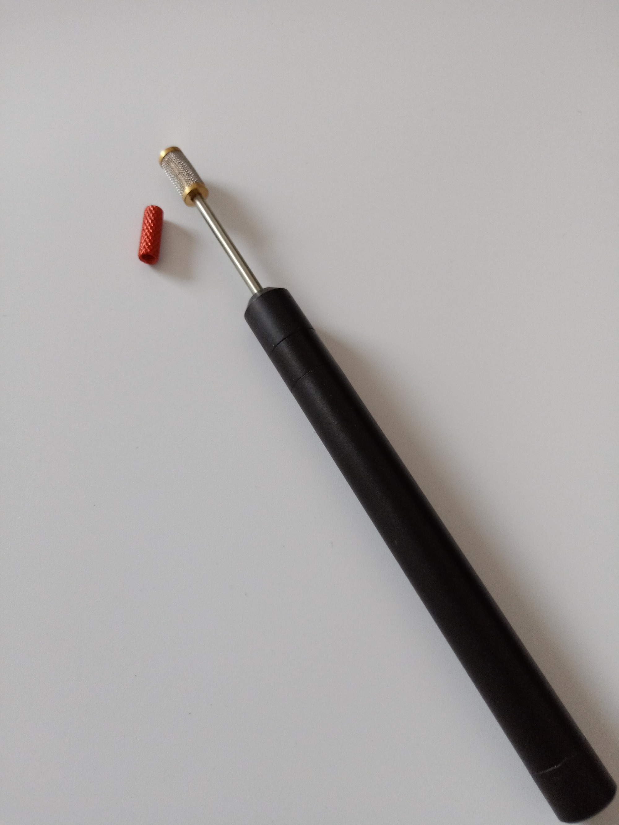 KL leather tools black aluminum handle edge paint tools