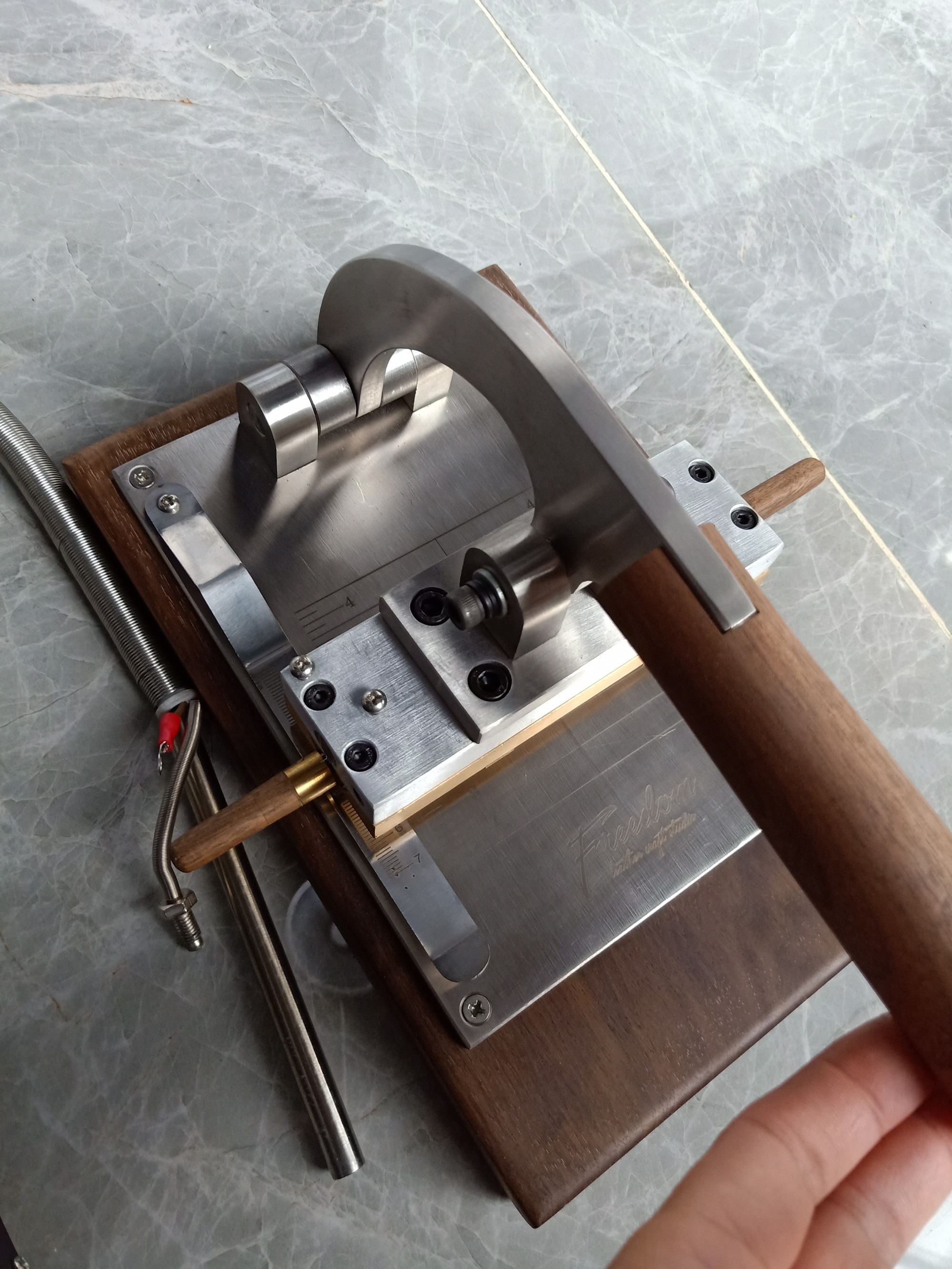 KL stainless steel work stage foild gold stamp machine