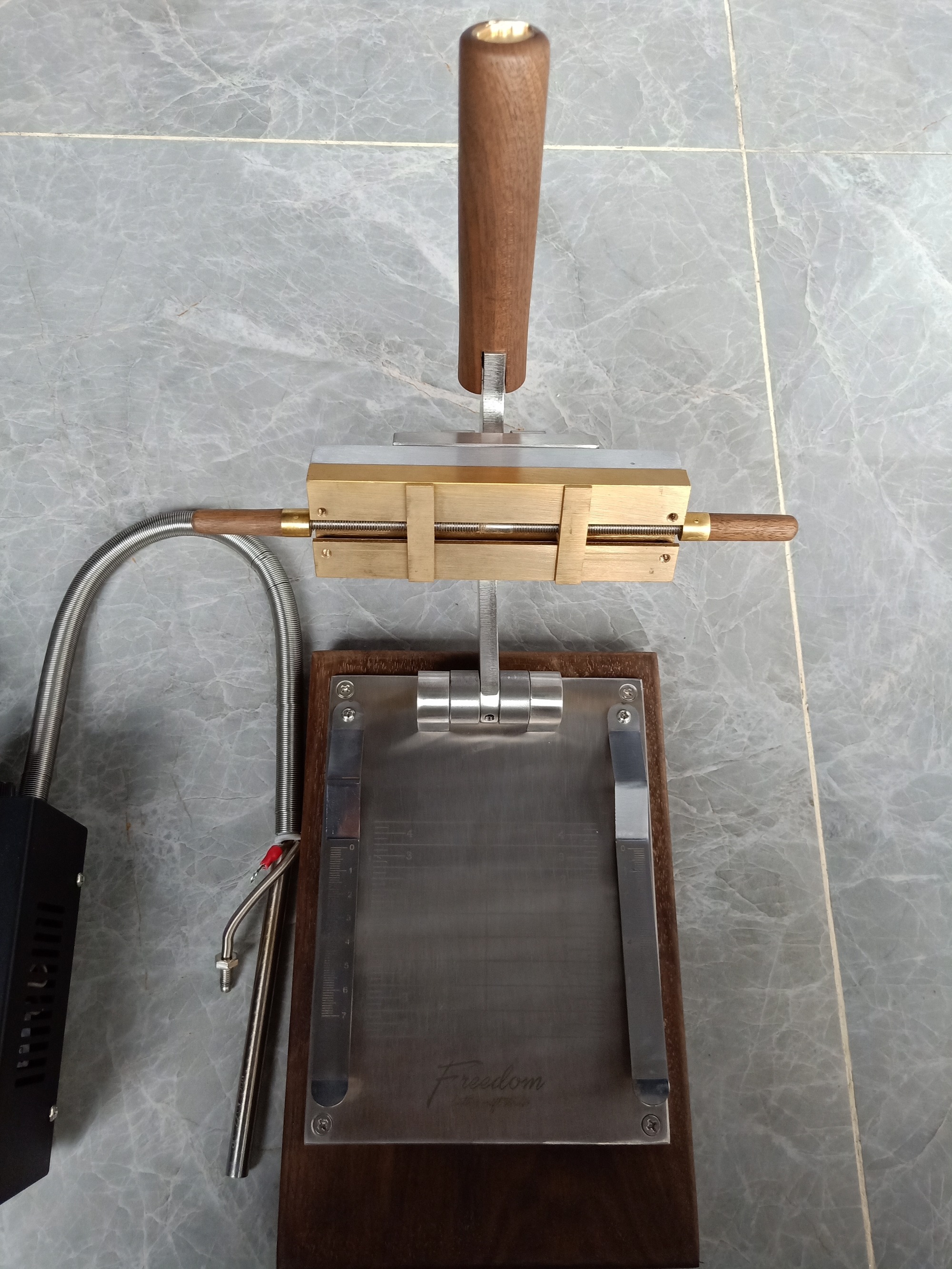 KL stainless steel work stage foild gold stamp machine