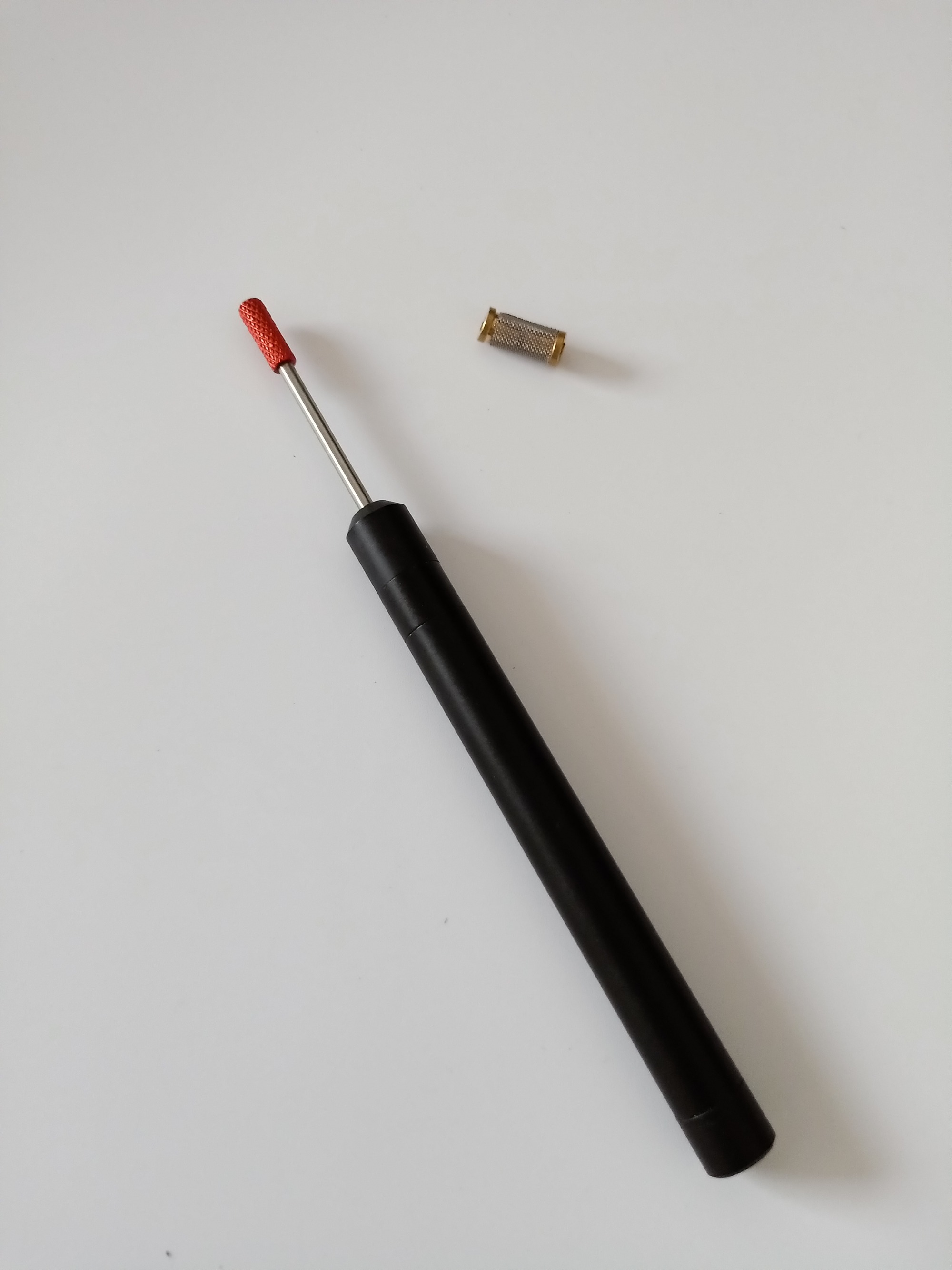 KL leather tools black aluminum handle edge paint tools