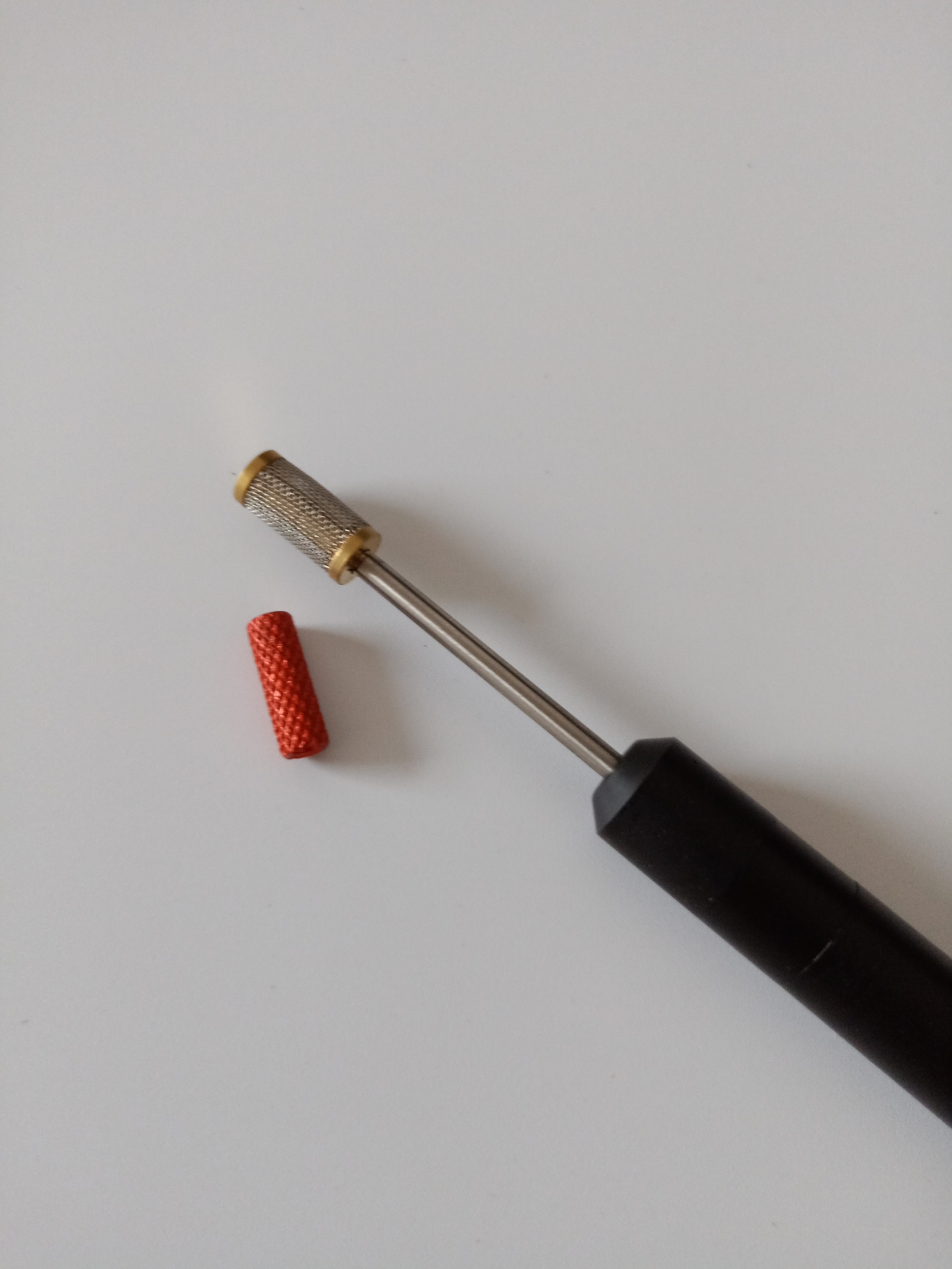 KL leather tools black aluminum handle edge paint tools
