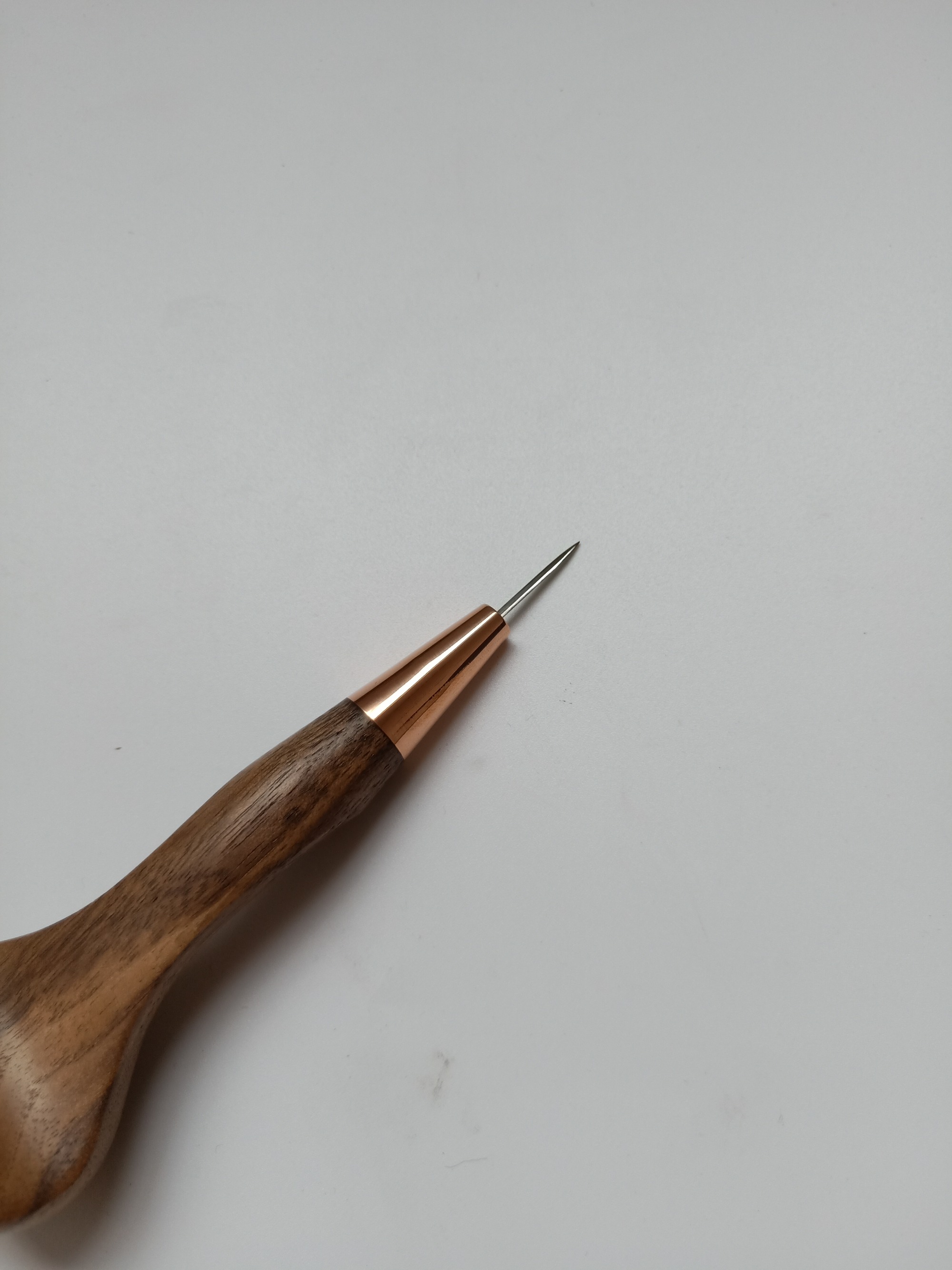 Walnut handle curve handle stitching awl