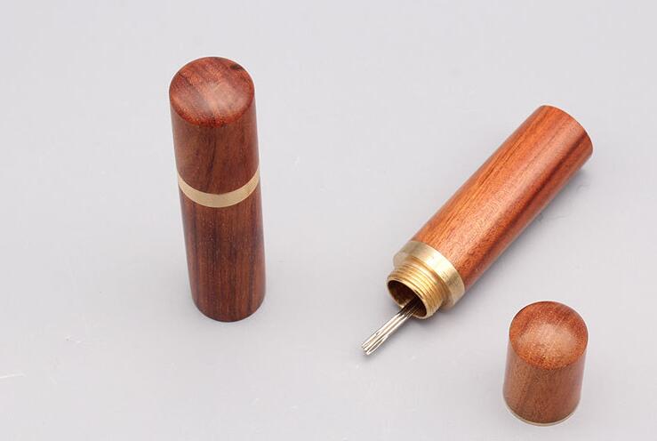 Wooden Stitching Needle Holder