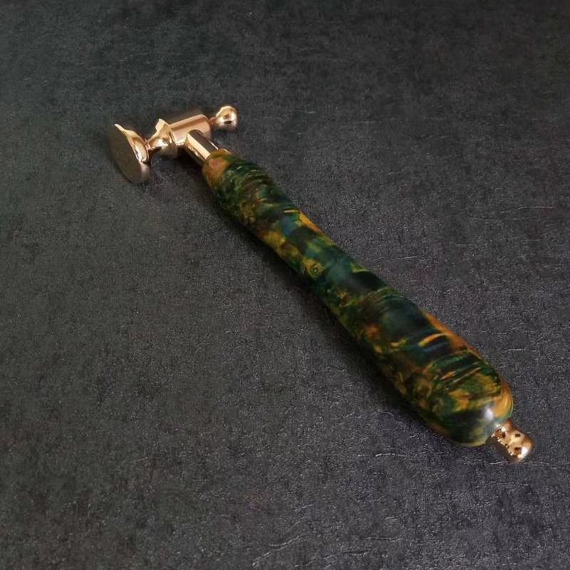 KL Custom Made Stabilized Handle Brass Hammer