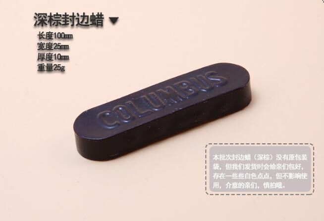 Leather edge polish wax