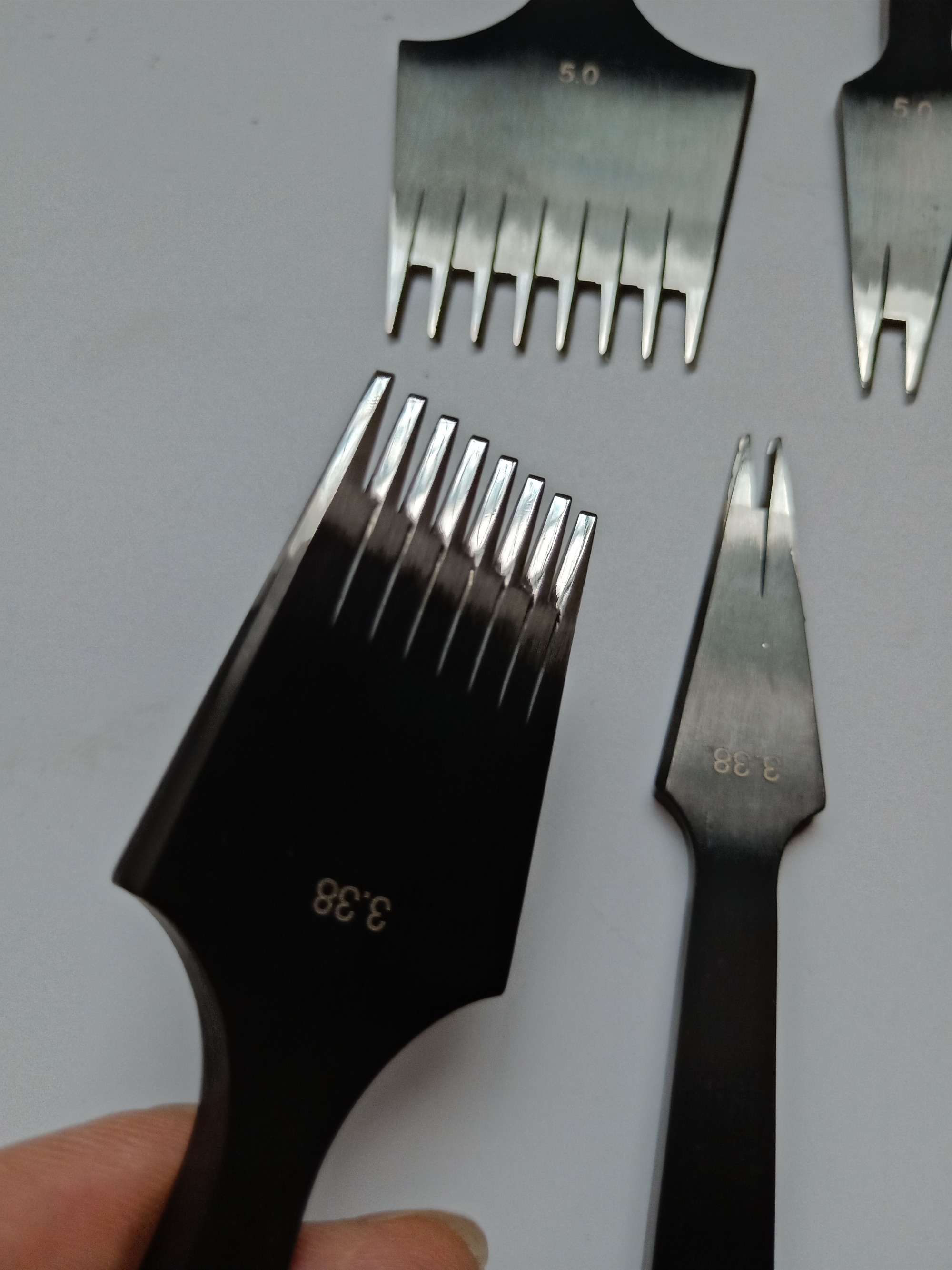 KL Black Pricking Iron (French Style)
