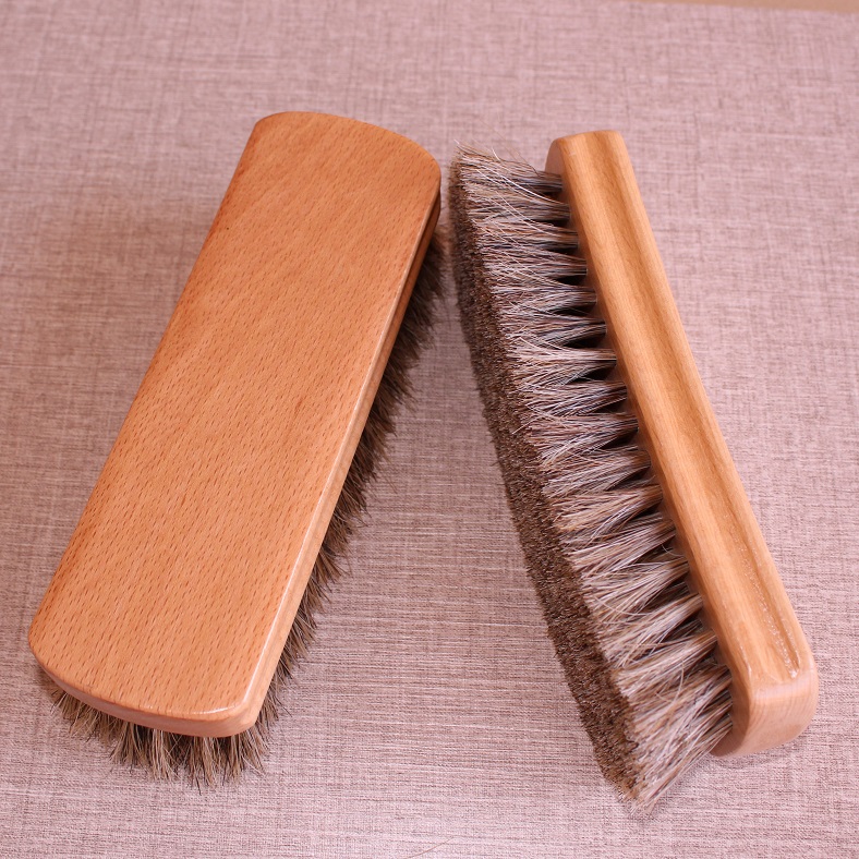 Horse Hair Leather Brush