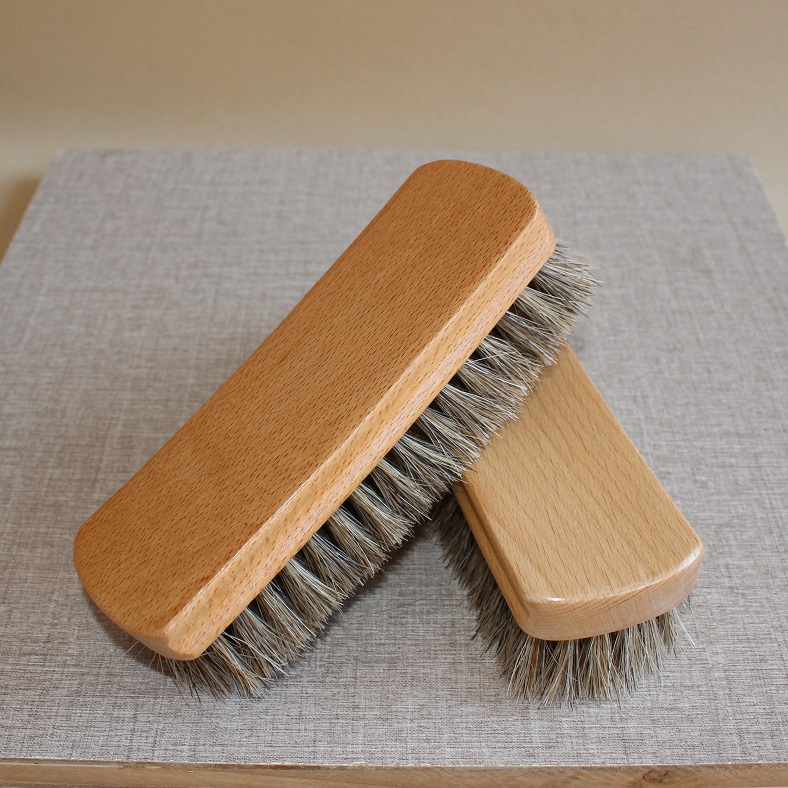 Horse Hair Leather Brush