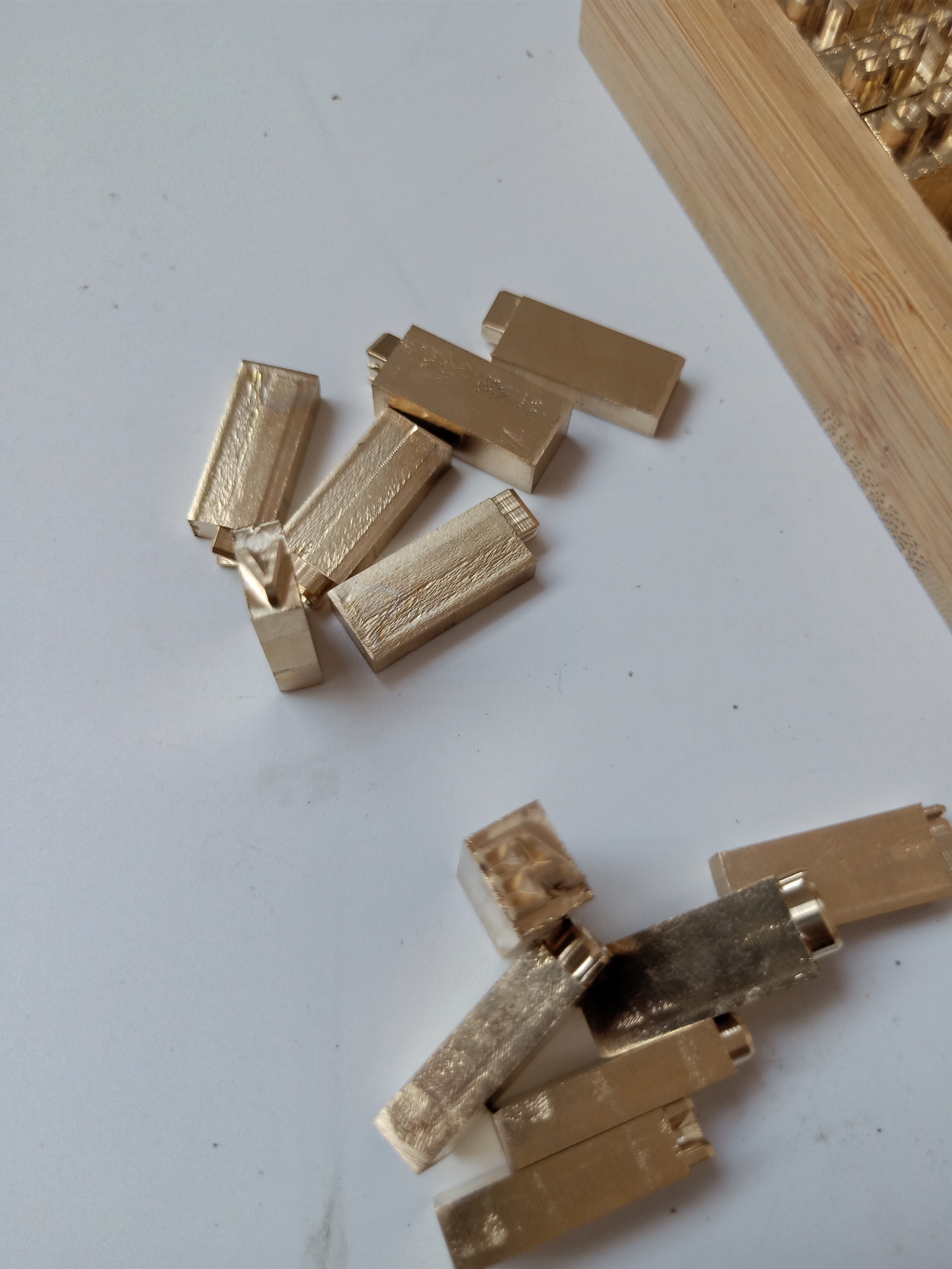 Custom Brass Alphabet Set (23.5mm height)
