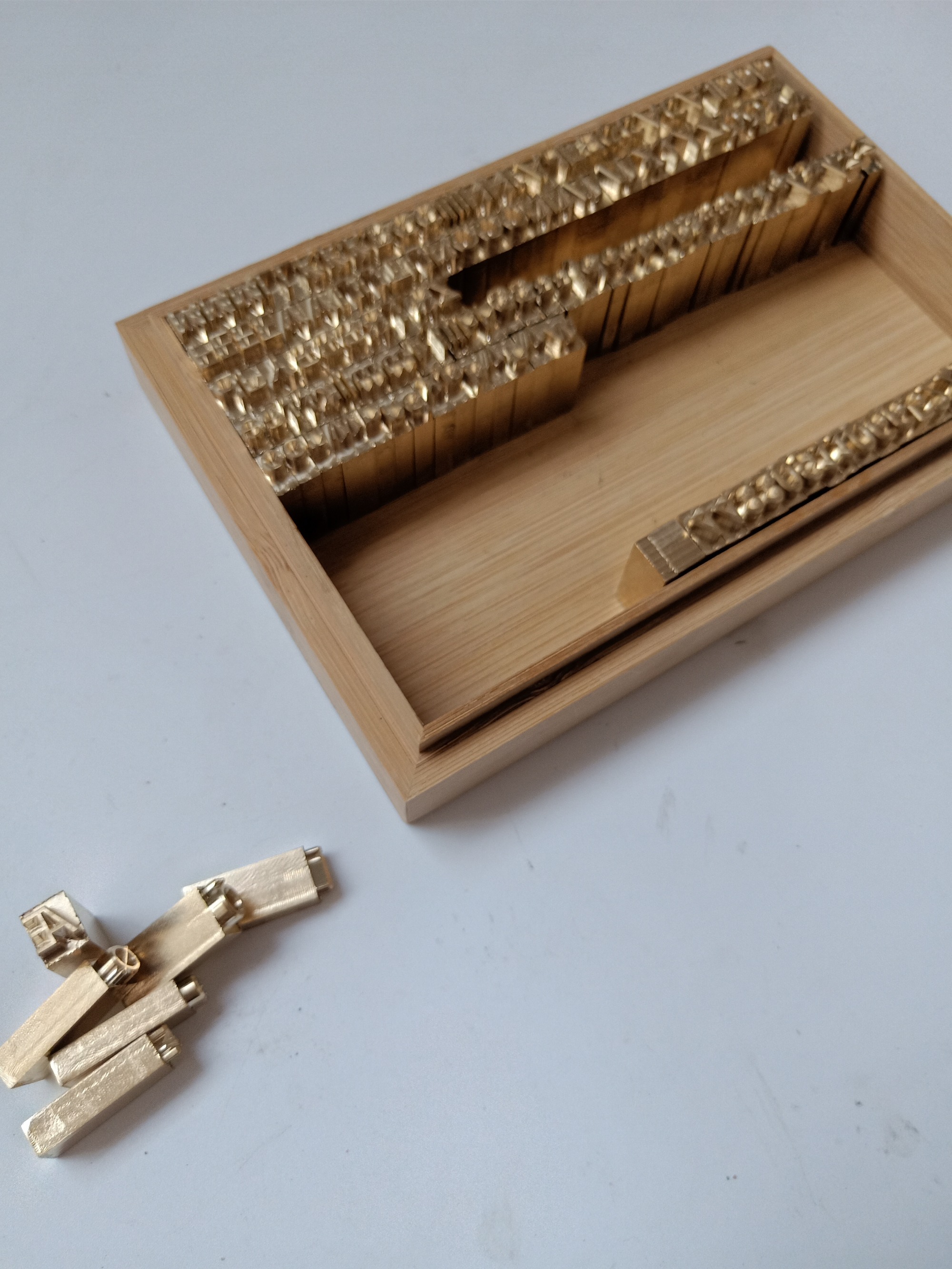 Custom Brass Alphabet Set (23.5mm height)