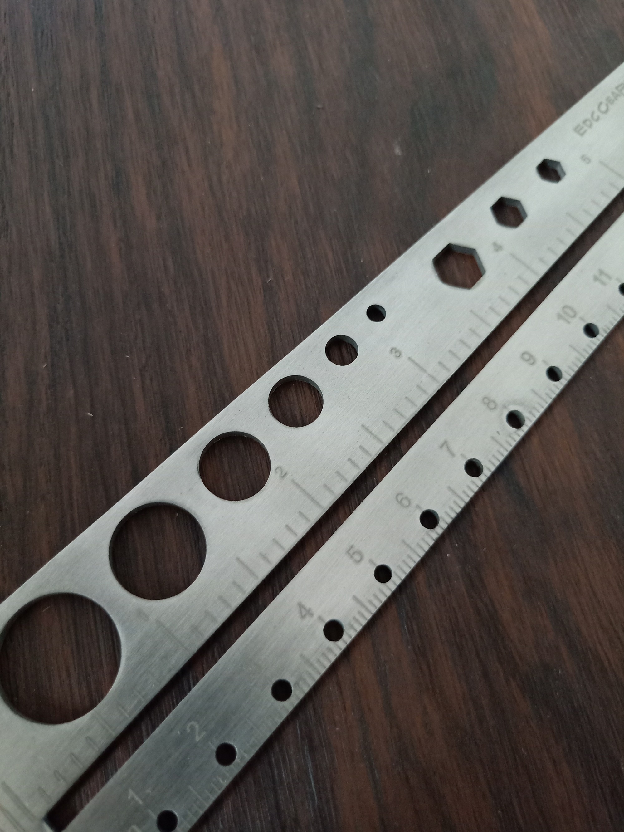 304 stainless steel multi-function ruler 23cm