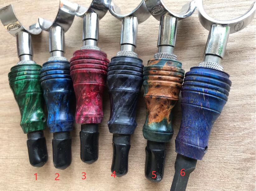 Multi color handle leather carving swivel knife