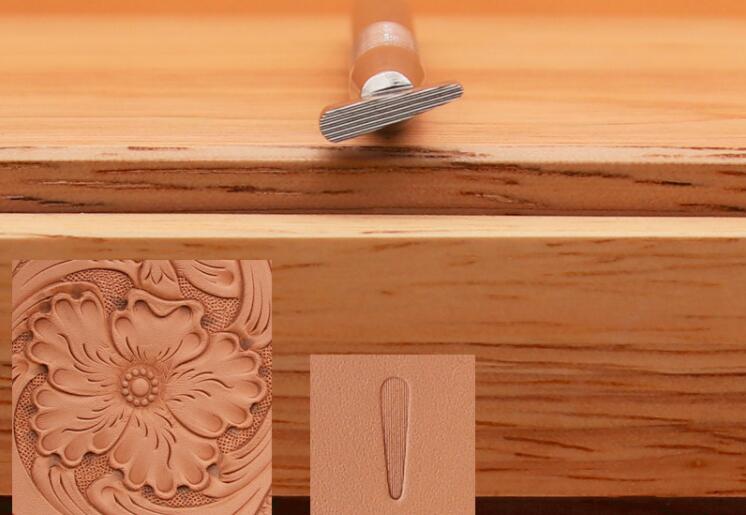 Leather Carving Finger Grain Stamp