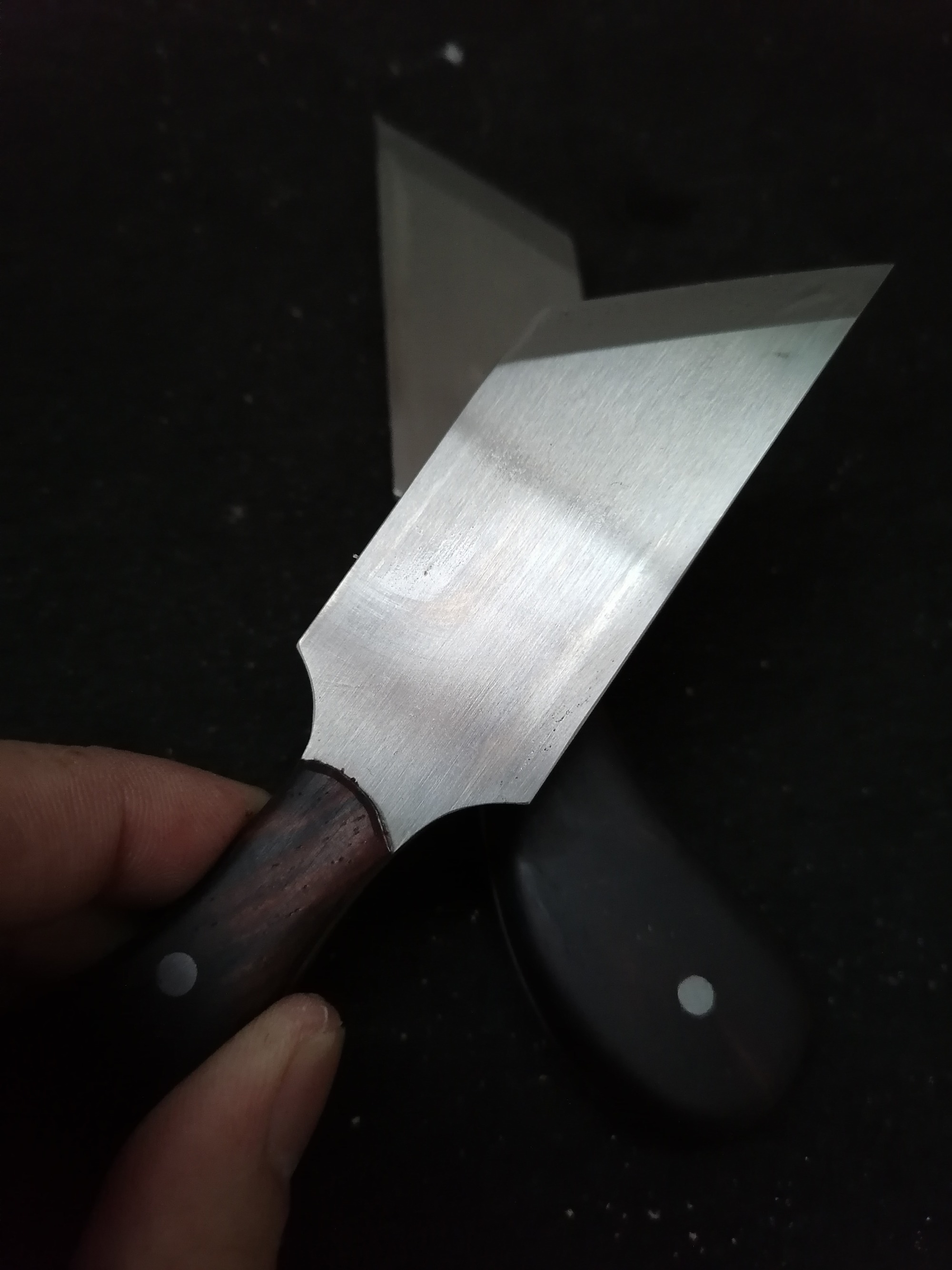 KL Full-Tang Rosewood Skiving Knife