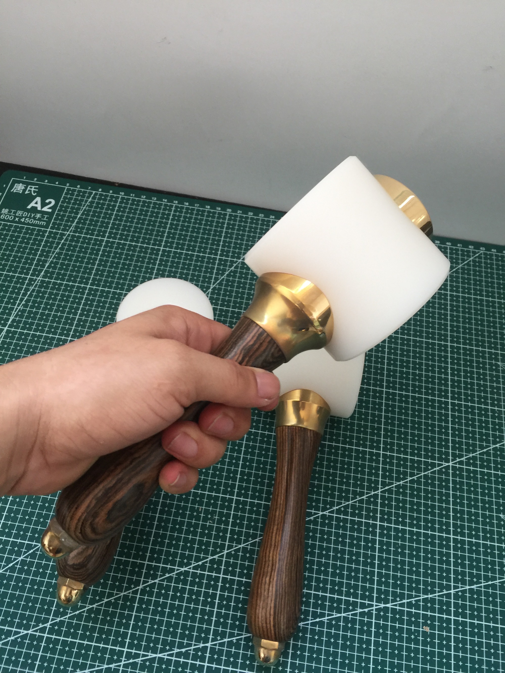Custom made  T  nylon hammer