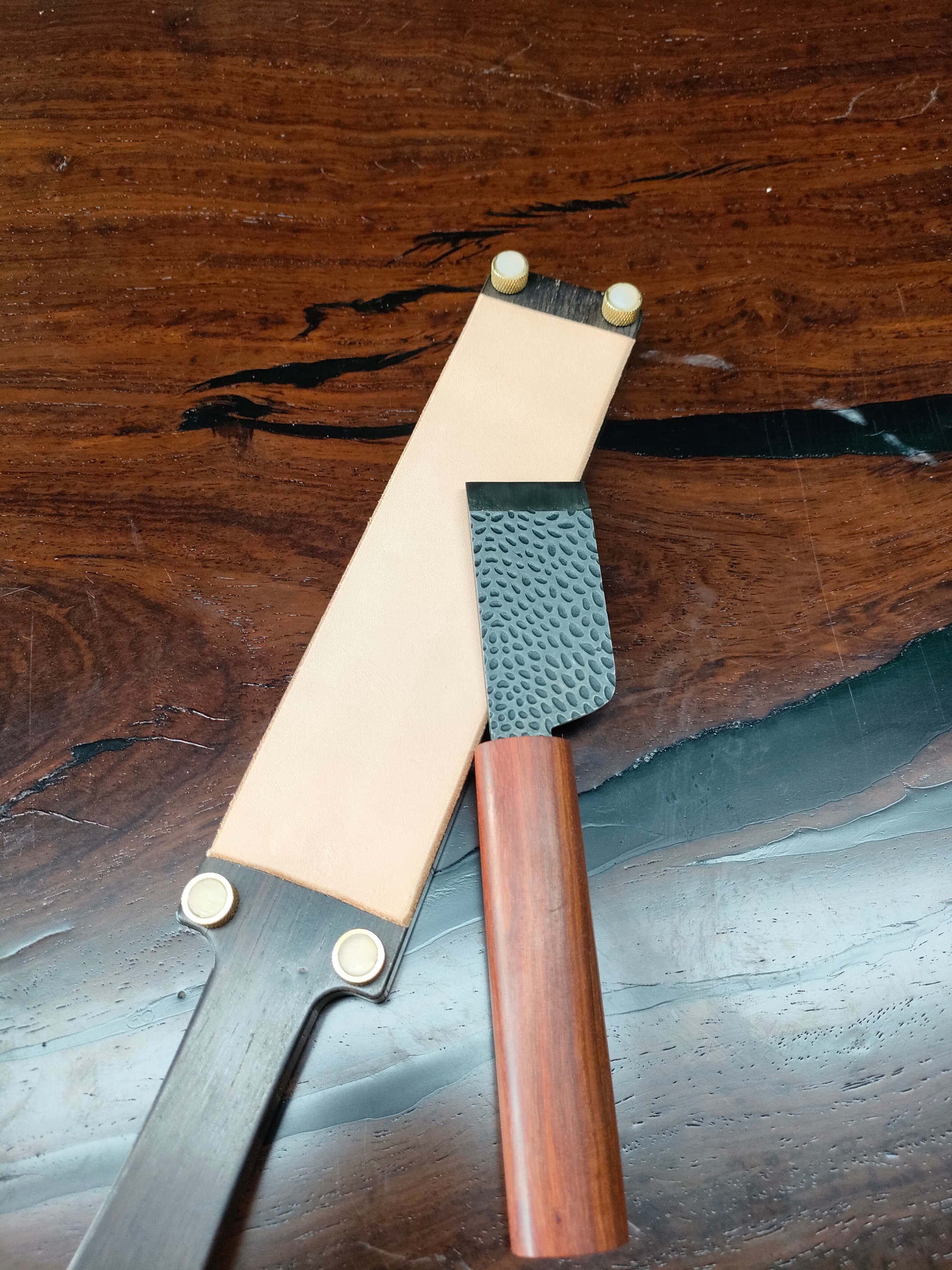 Ebony Leather Strop