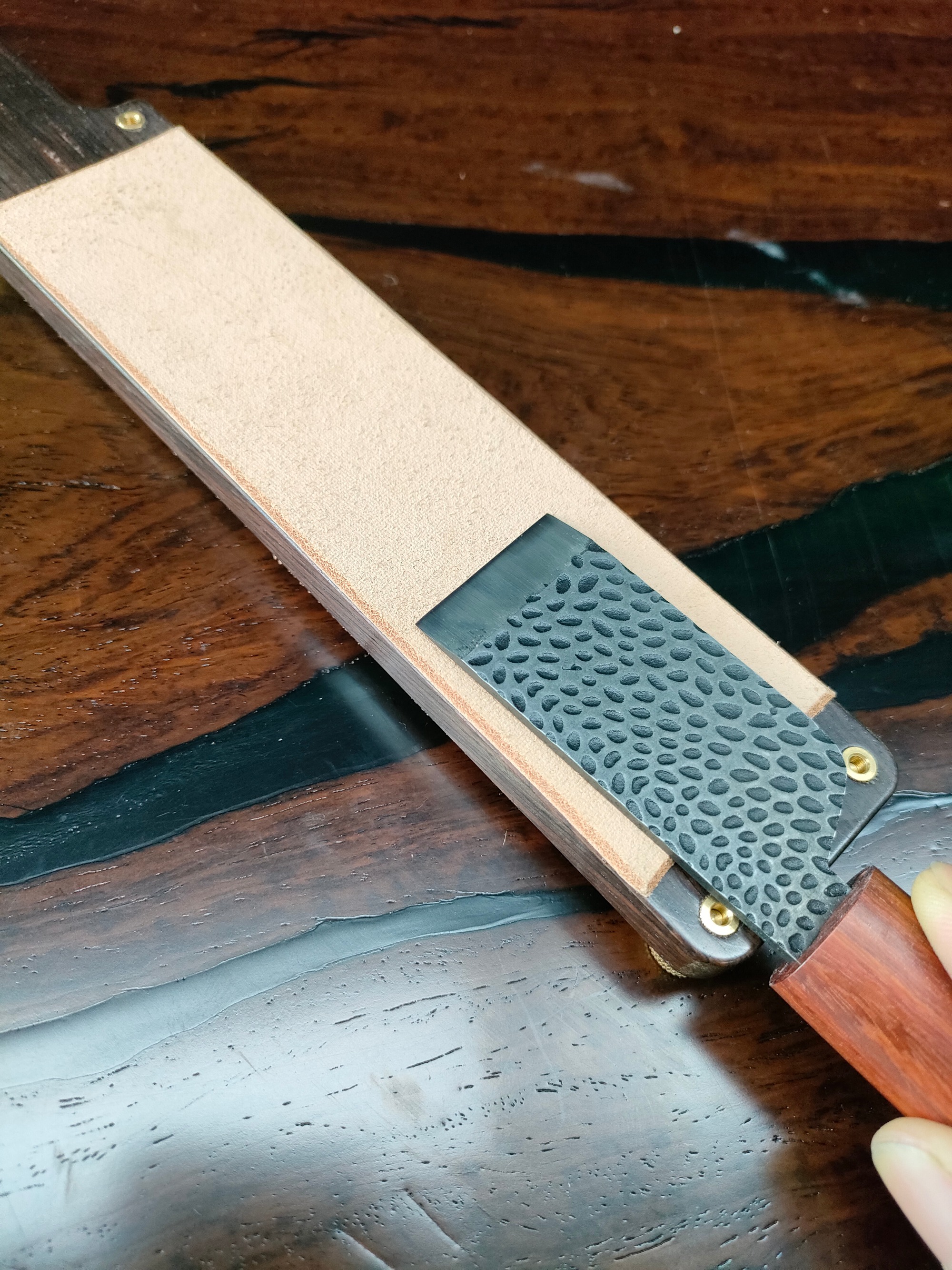 Ebony Leather Strop