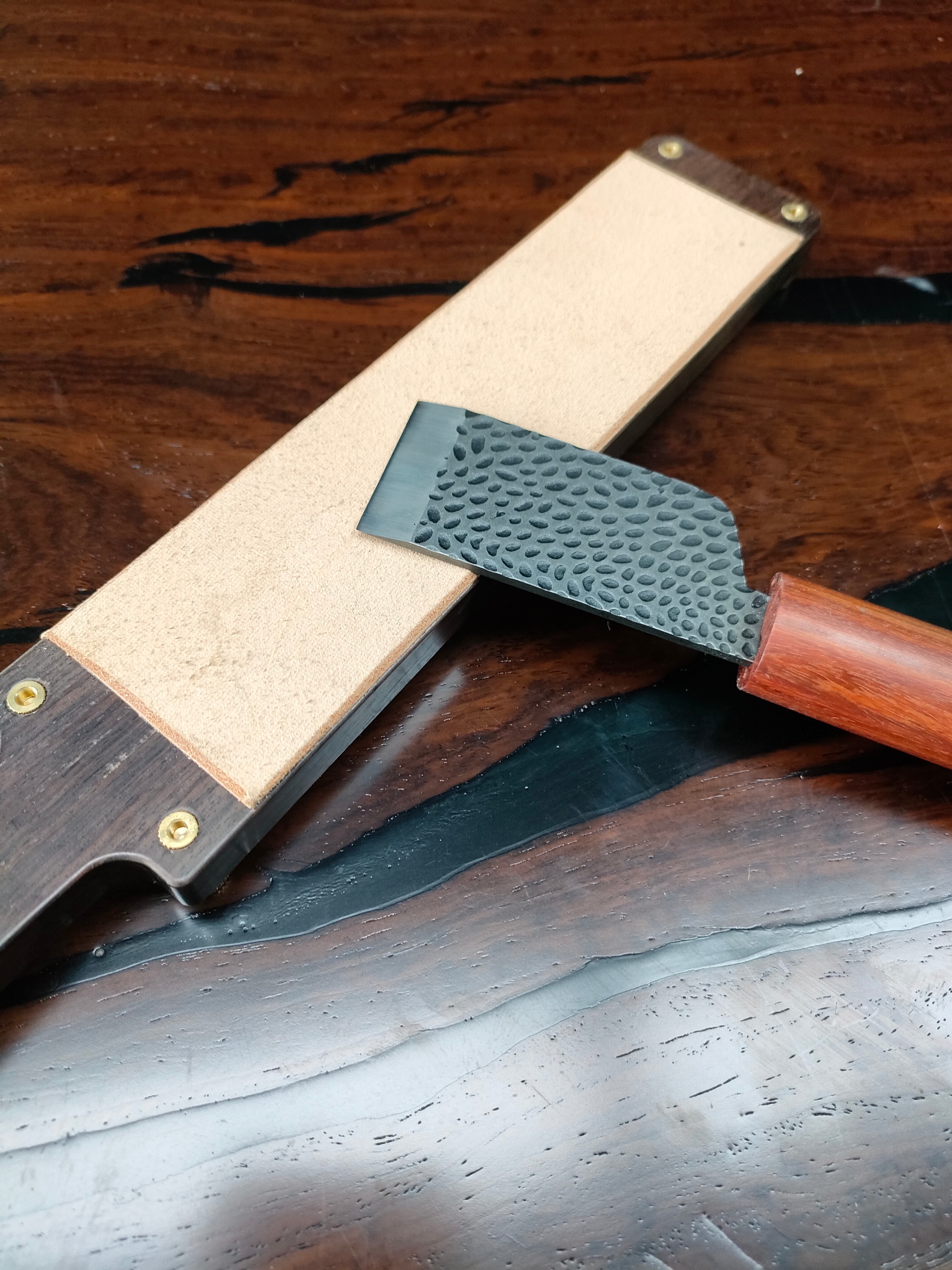 Ebony Leather Strop