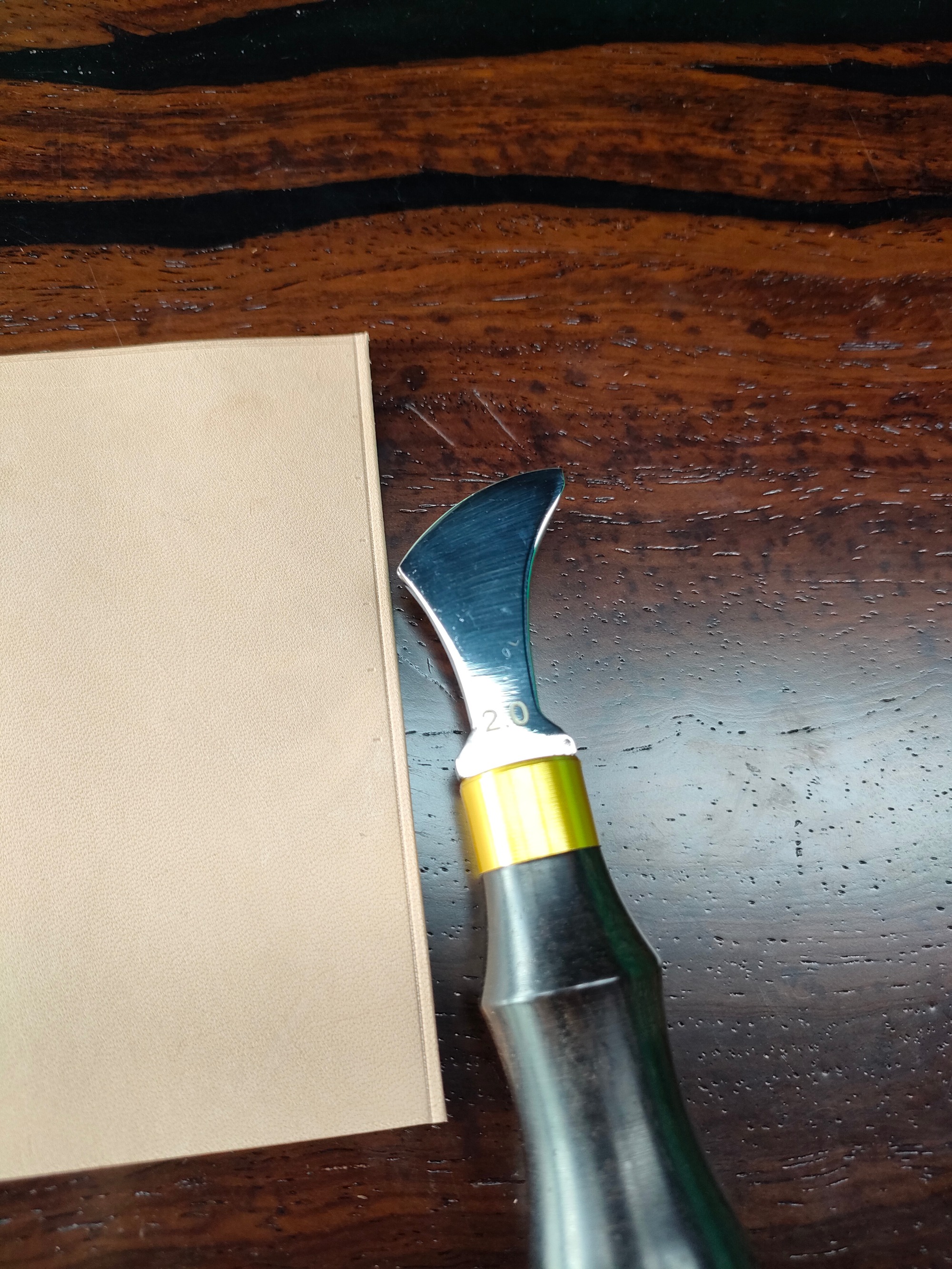KL Ebony Handle Creaser