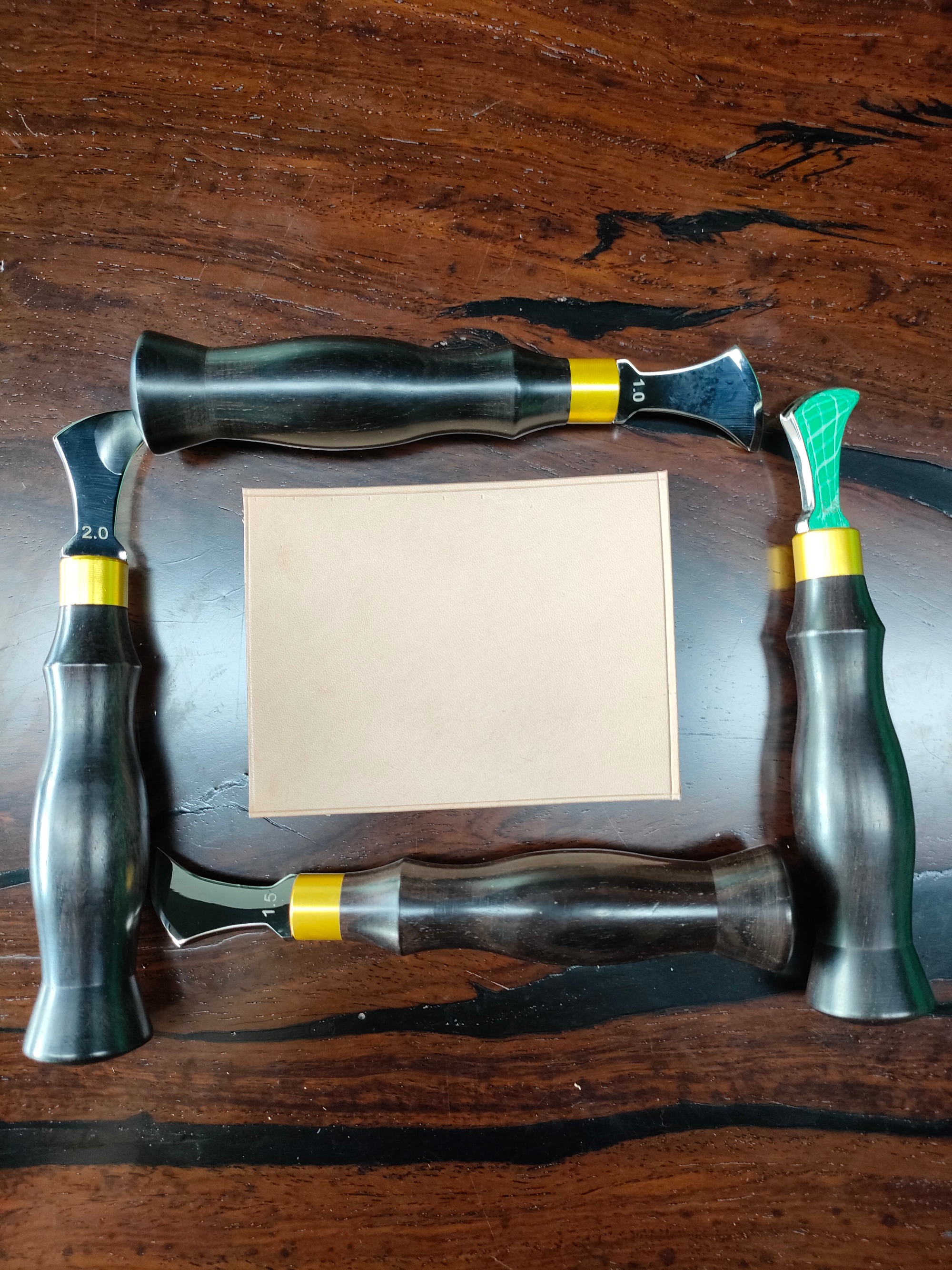 KL Ebony Handle Creaser
