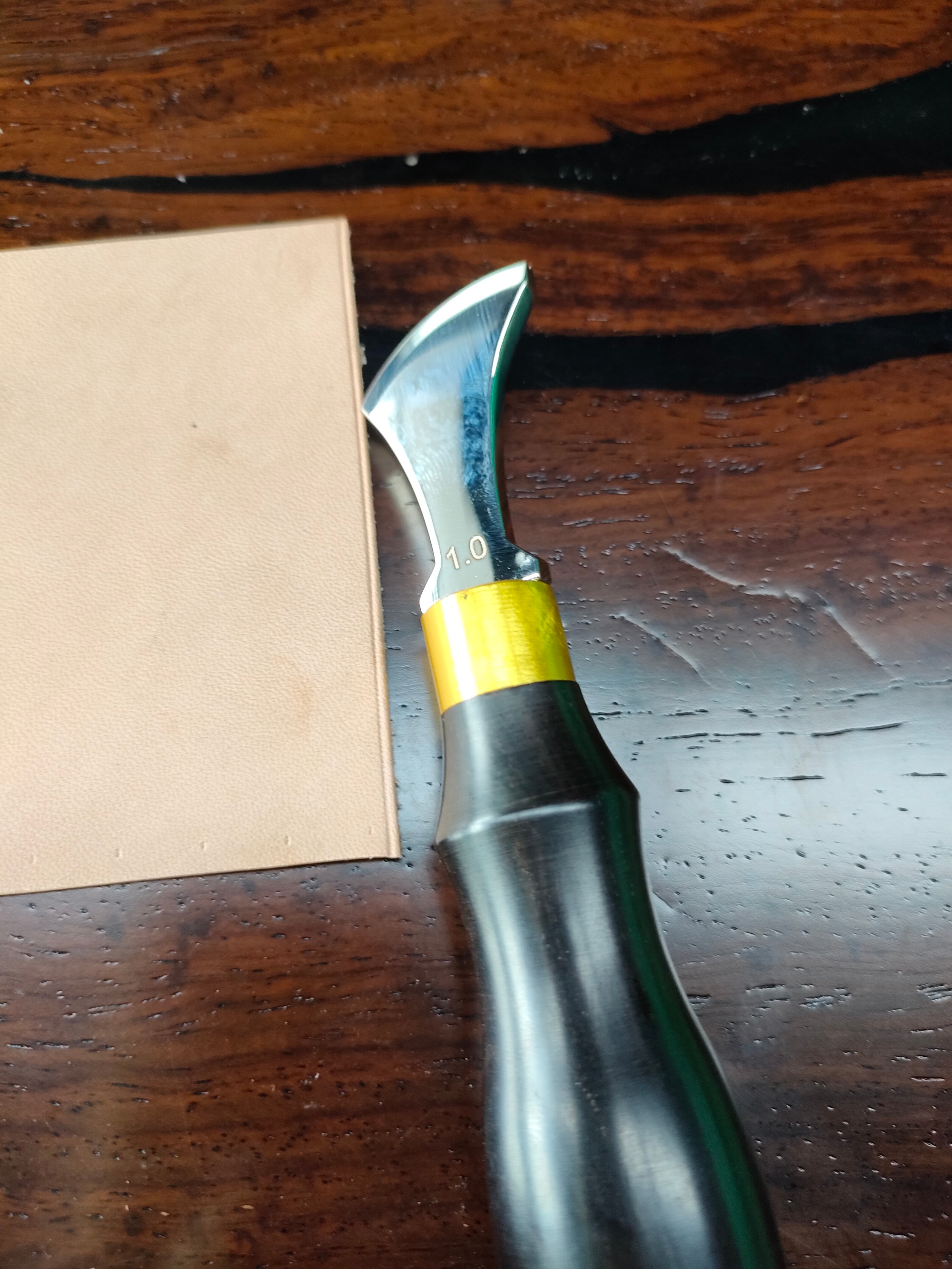 KL Ebony Handle Creaser