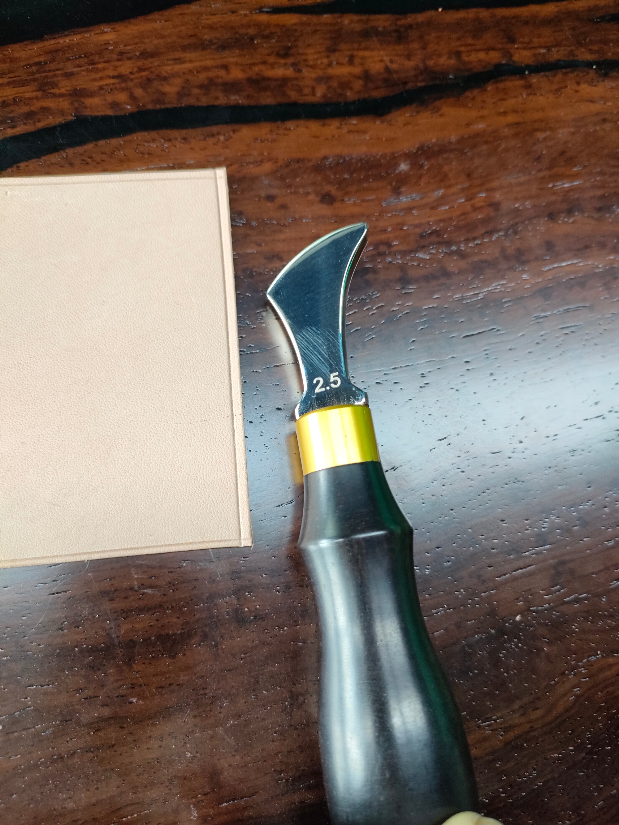 KL Ebony Handle Creaser