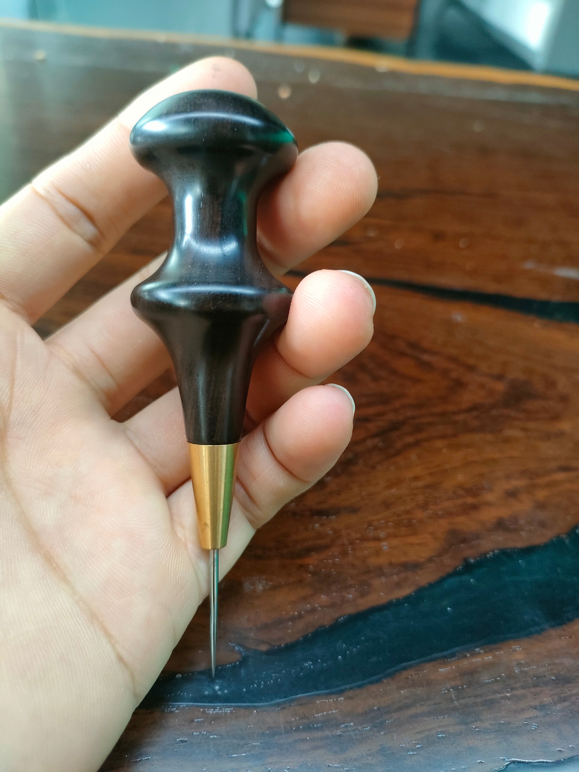 Ebony Round Awl