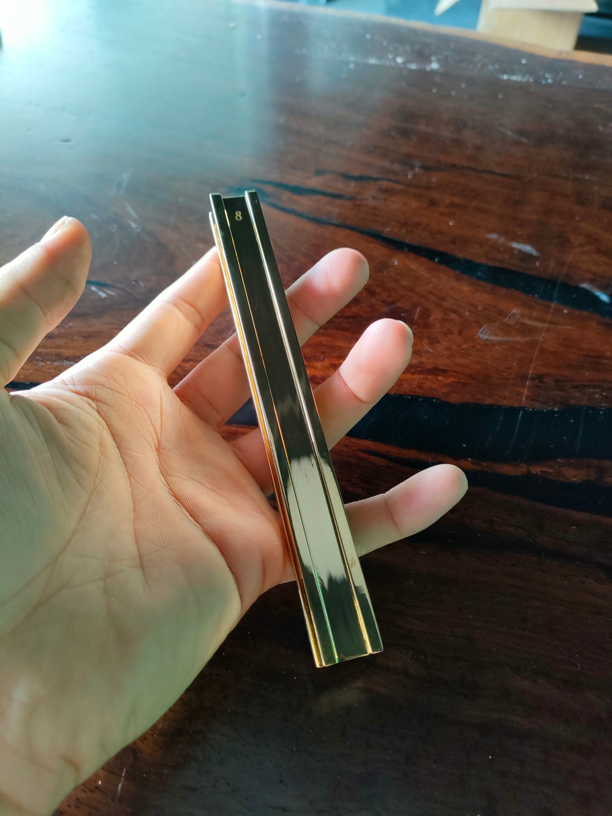 KL Solid Brass Zipper Guide