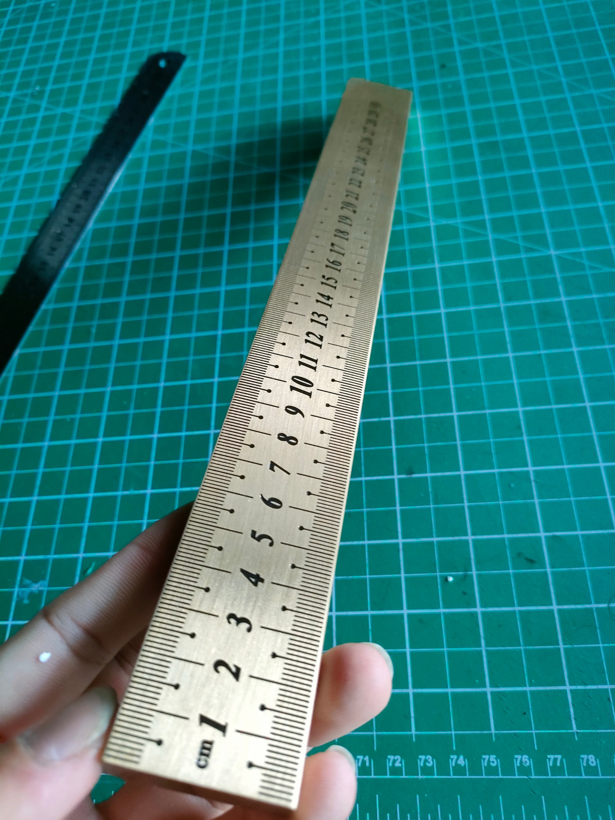 Solid Brass Ruler