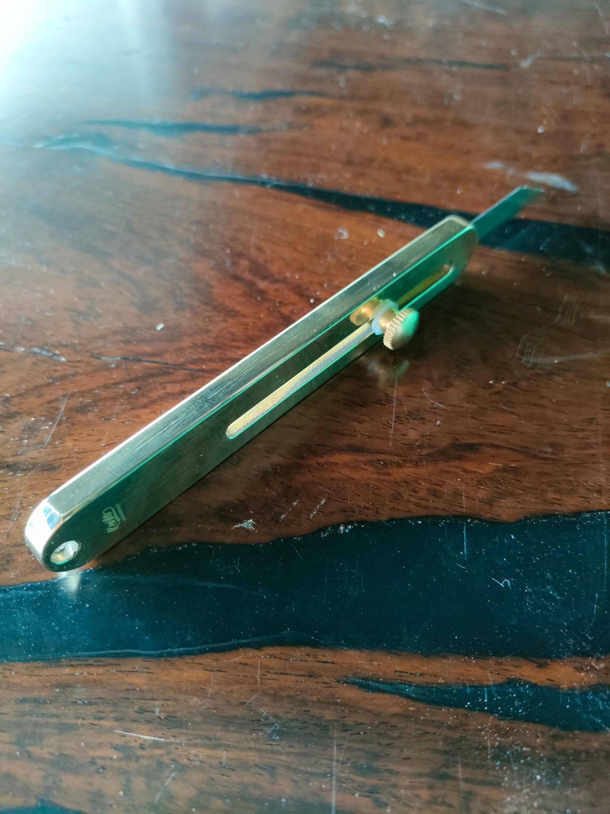Brass Utility Knife (9mm Blade)