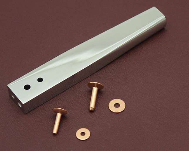 Mounting bar for brass rivert