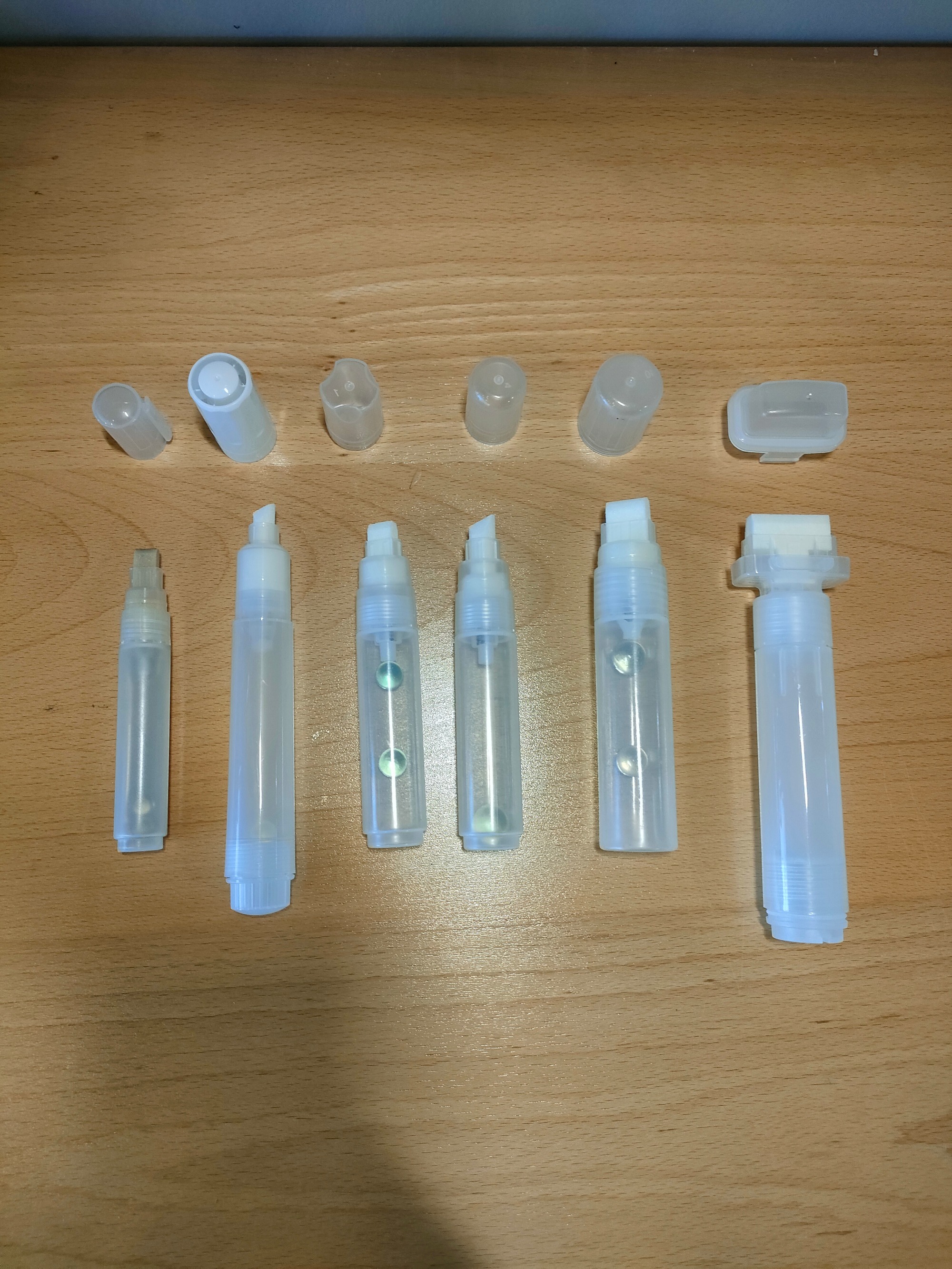 Leather edge dye container pen