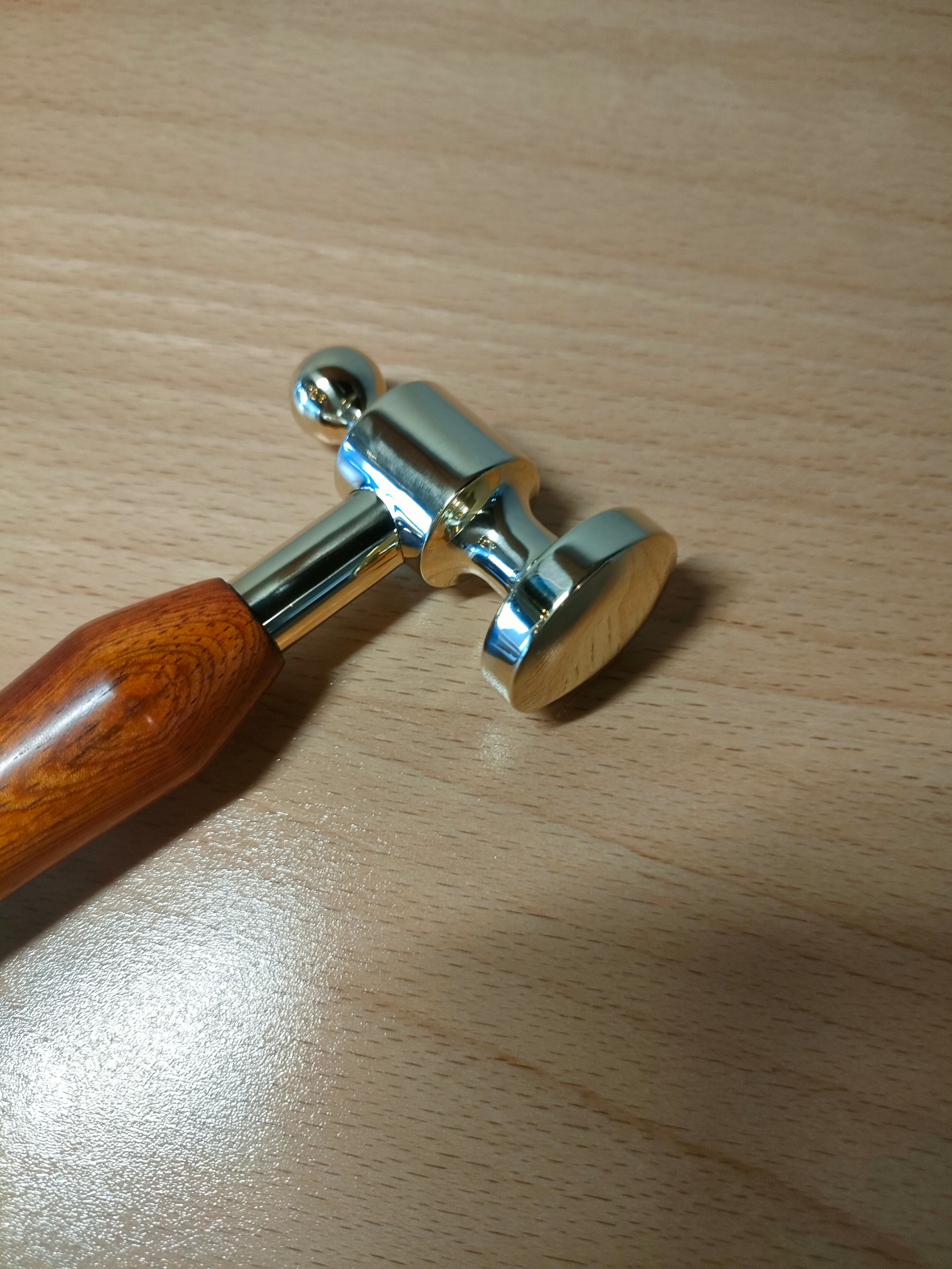 KL solid brass hammer