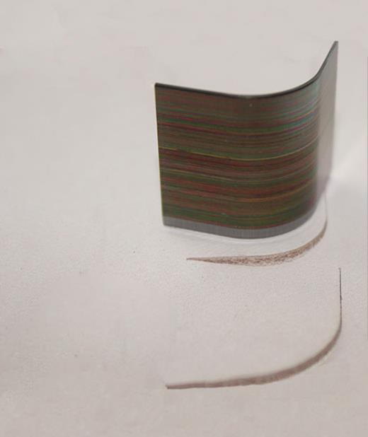Radius punch die set