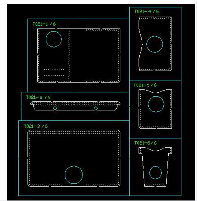 Leather wallet card die