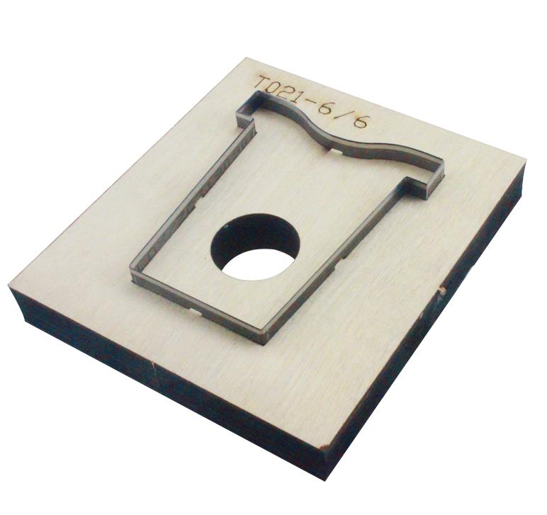Leather wallet card die