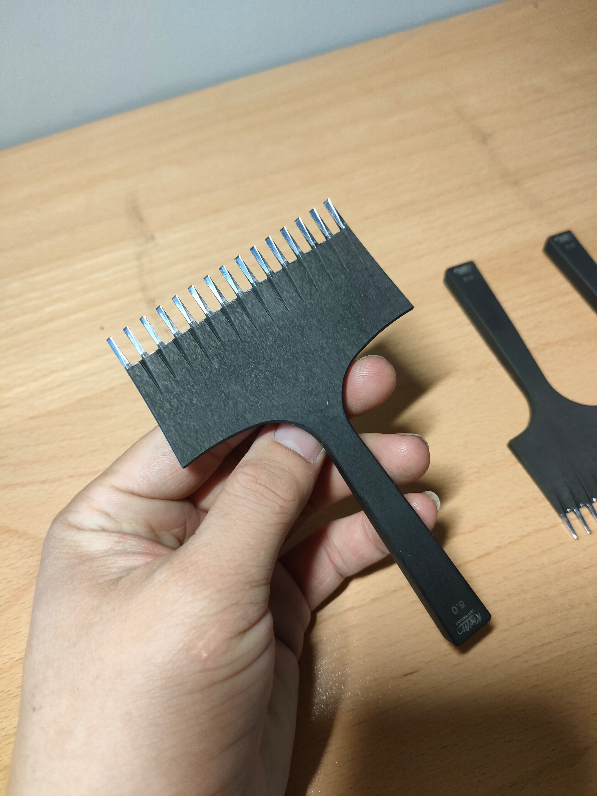 KL Black Pricking Iron (French Style)