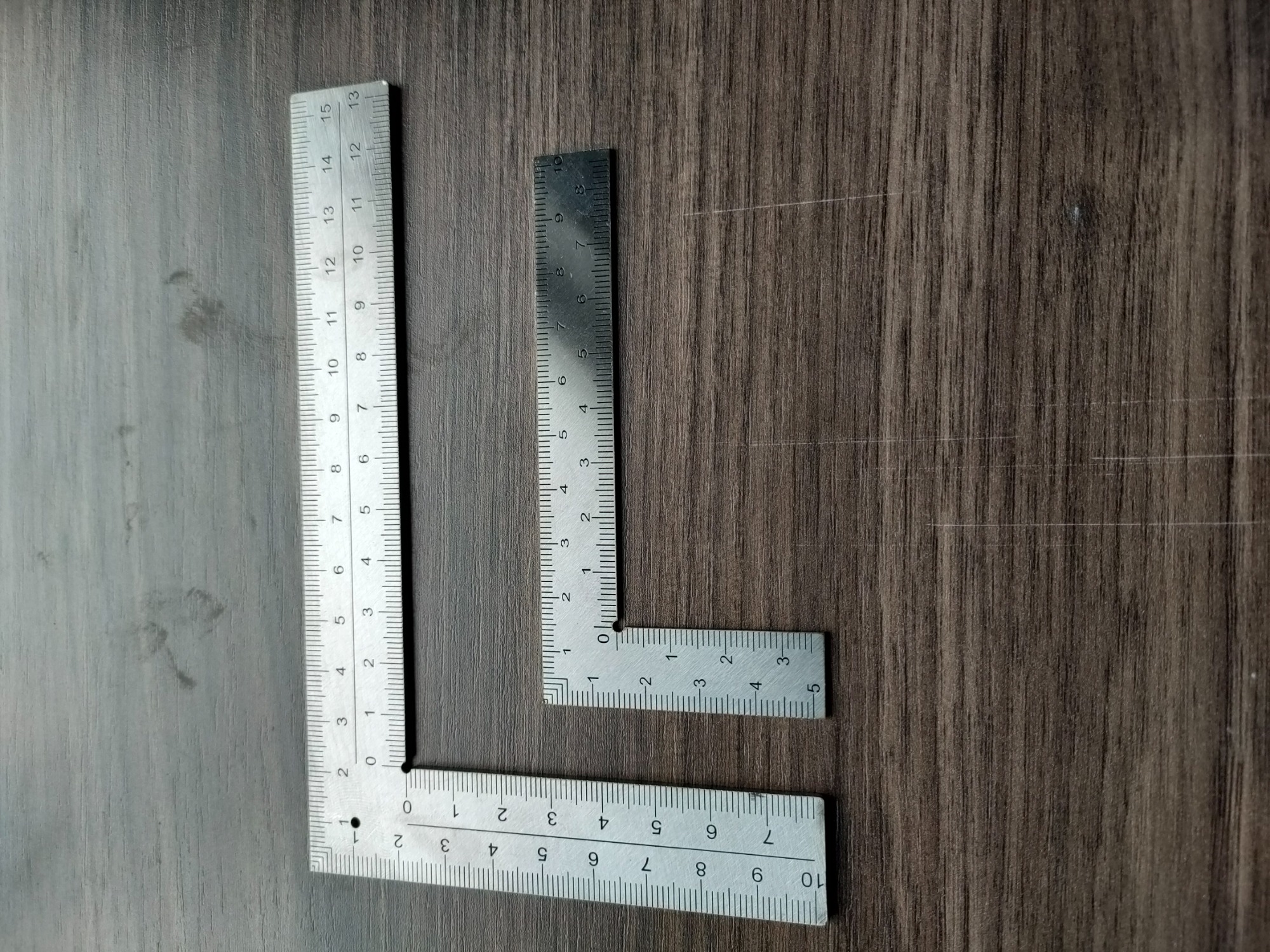 Stainless steel corner ruler