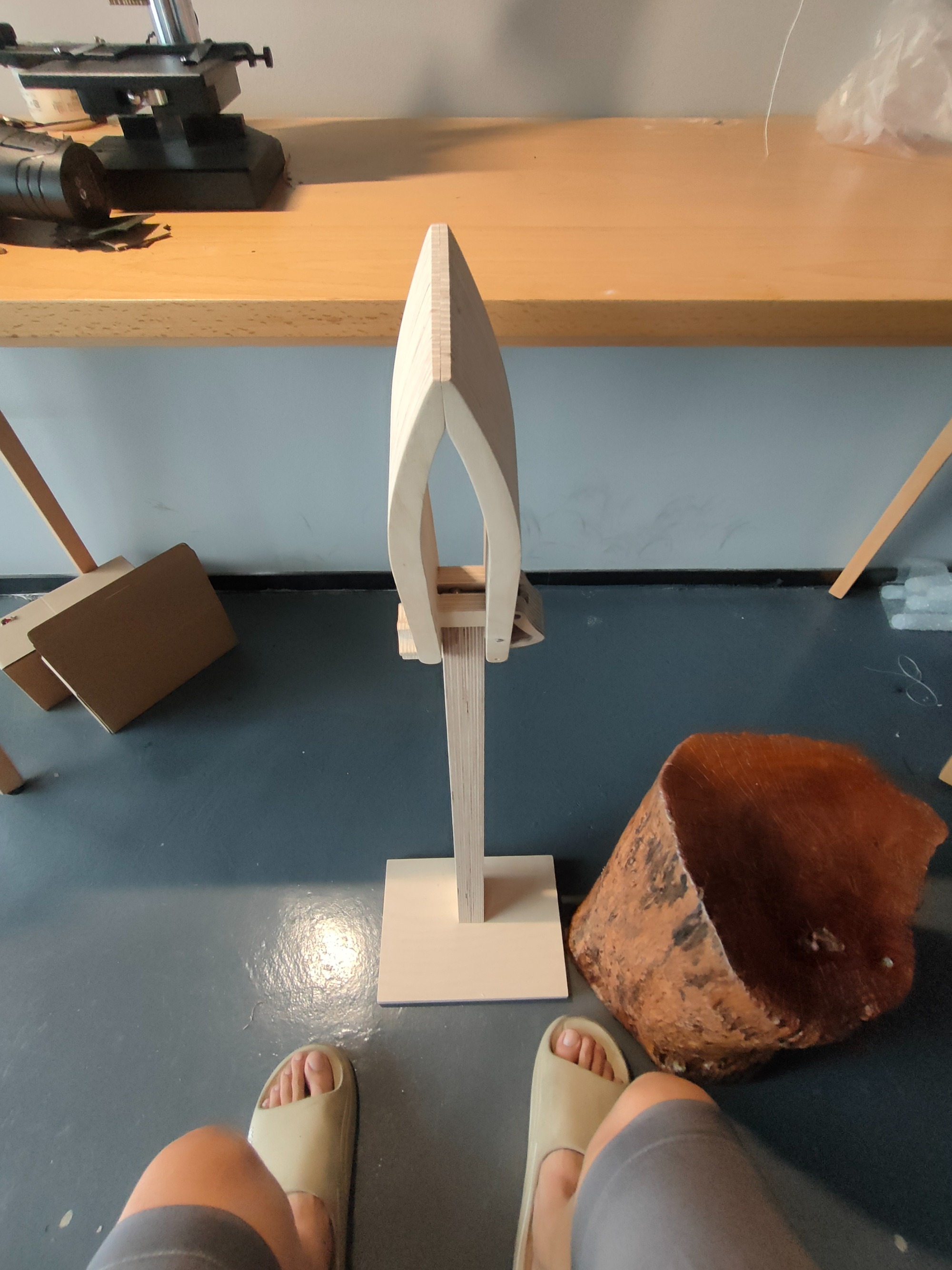 Custom made stand stitching pony