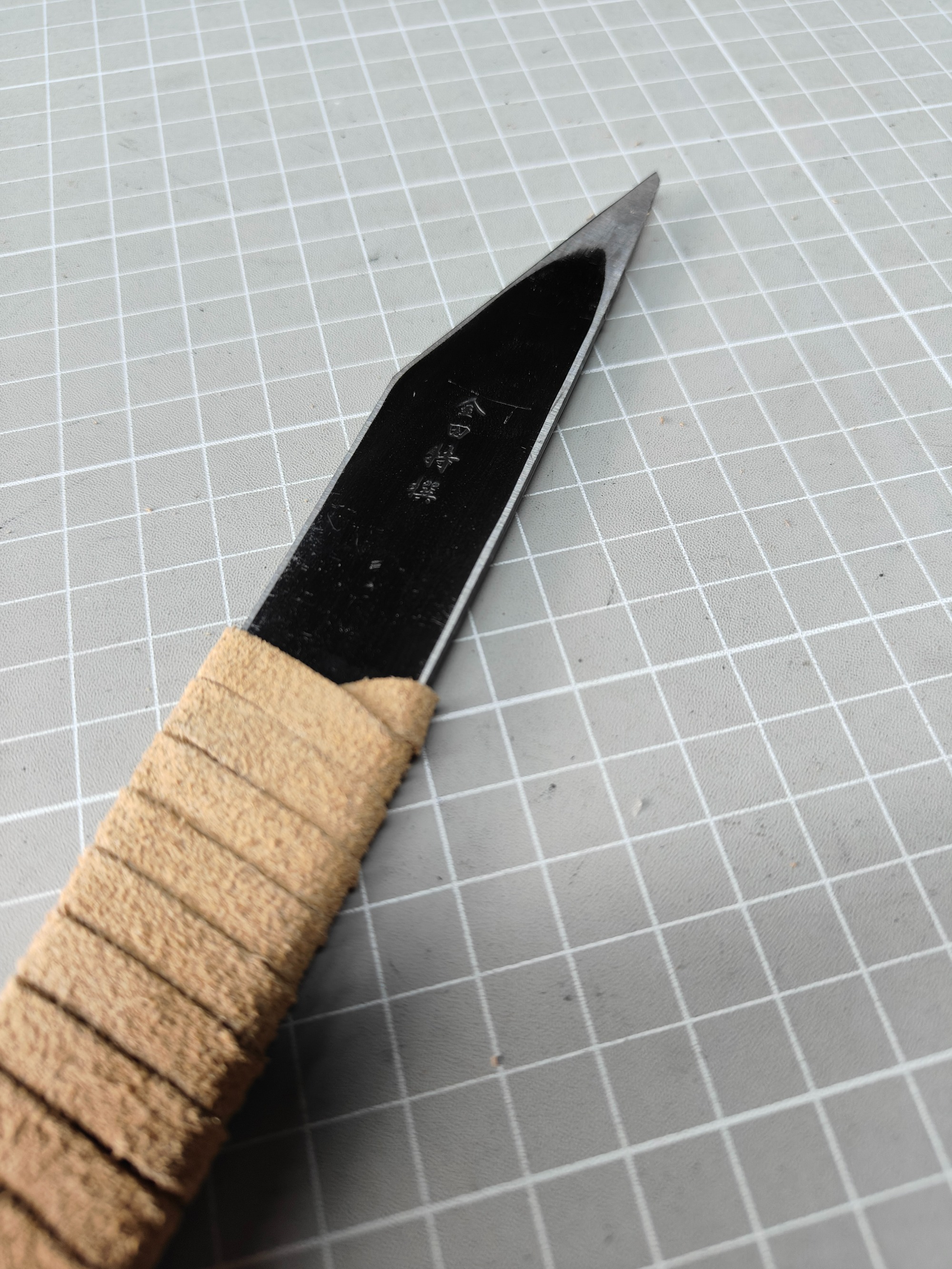 Composite steel skiving knife(hollow back side)