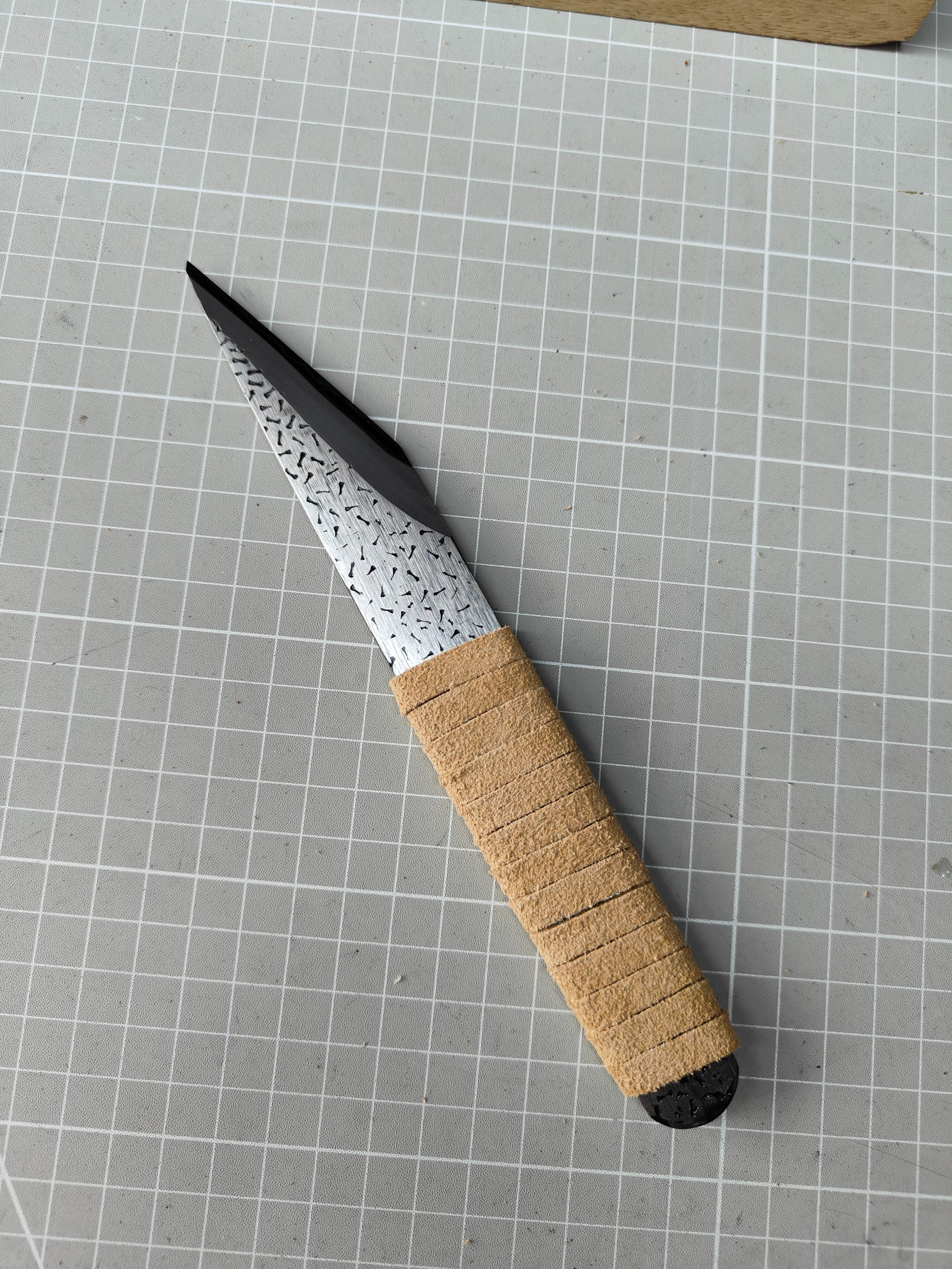 Composite steel skiving knife(hollow back side)