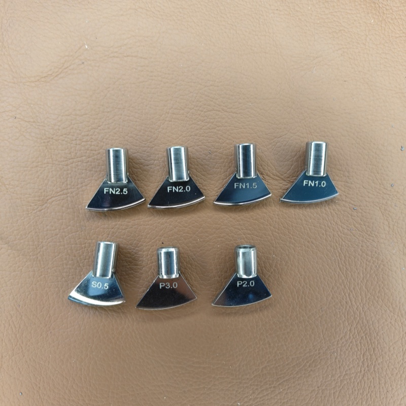 Replaceable electric creaser machine tip&hand creasing tip