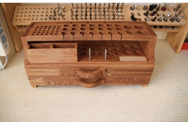 Double tray rack with Elm