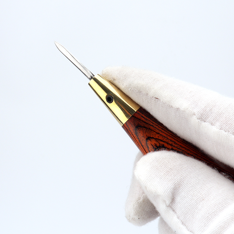 KL new interchangeable blade awl(layer color wood)