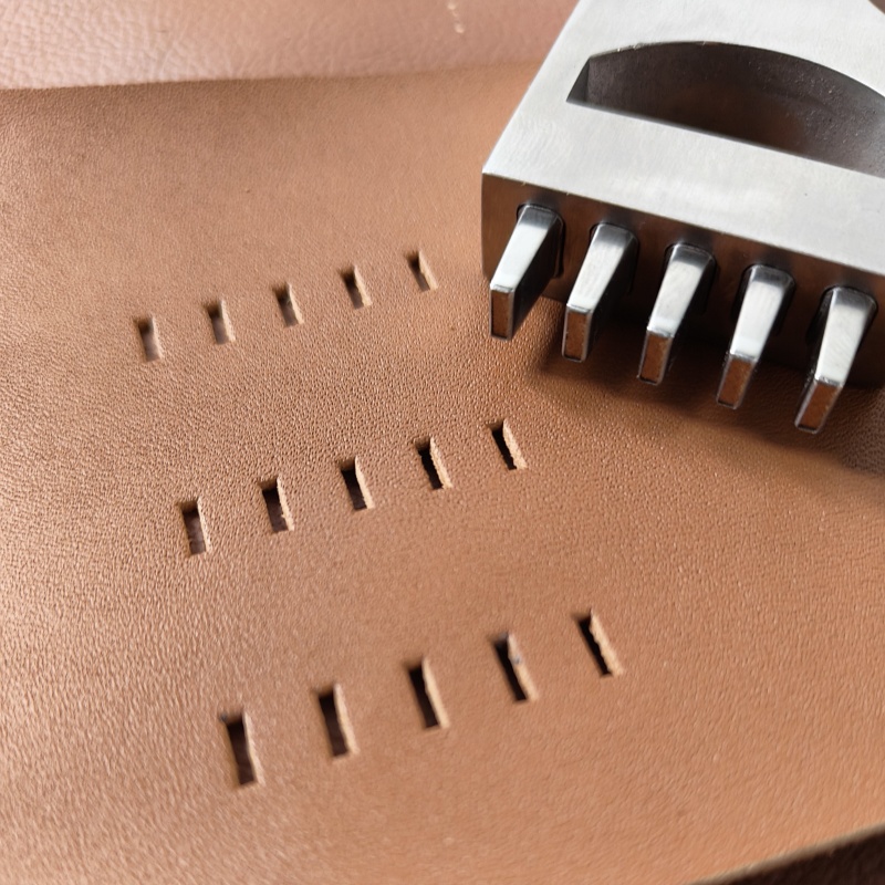 KL watch strap punch 5 hole 2*6mm  (Rectangular)