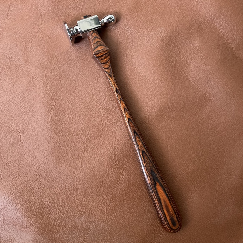 Mirror polished stainless steel taping hammer